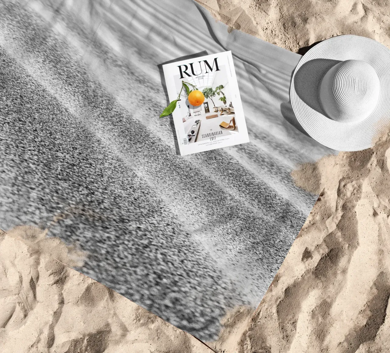 Pattern of sand in the desert telo mare da photolovers