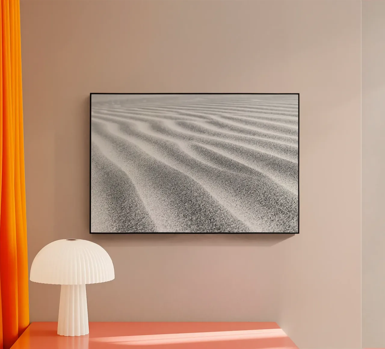 Pattern of sand in the desert plexiglass da photolovers