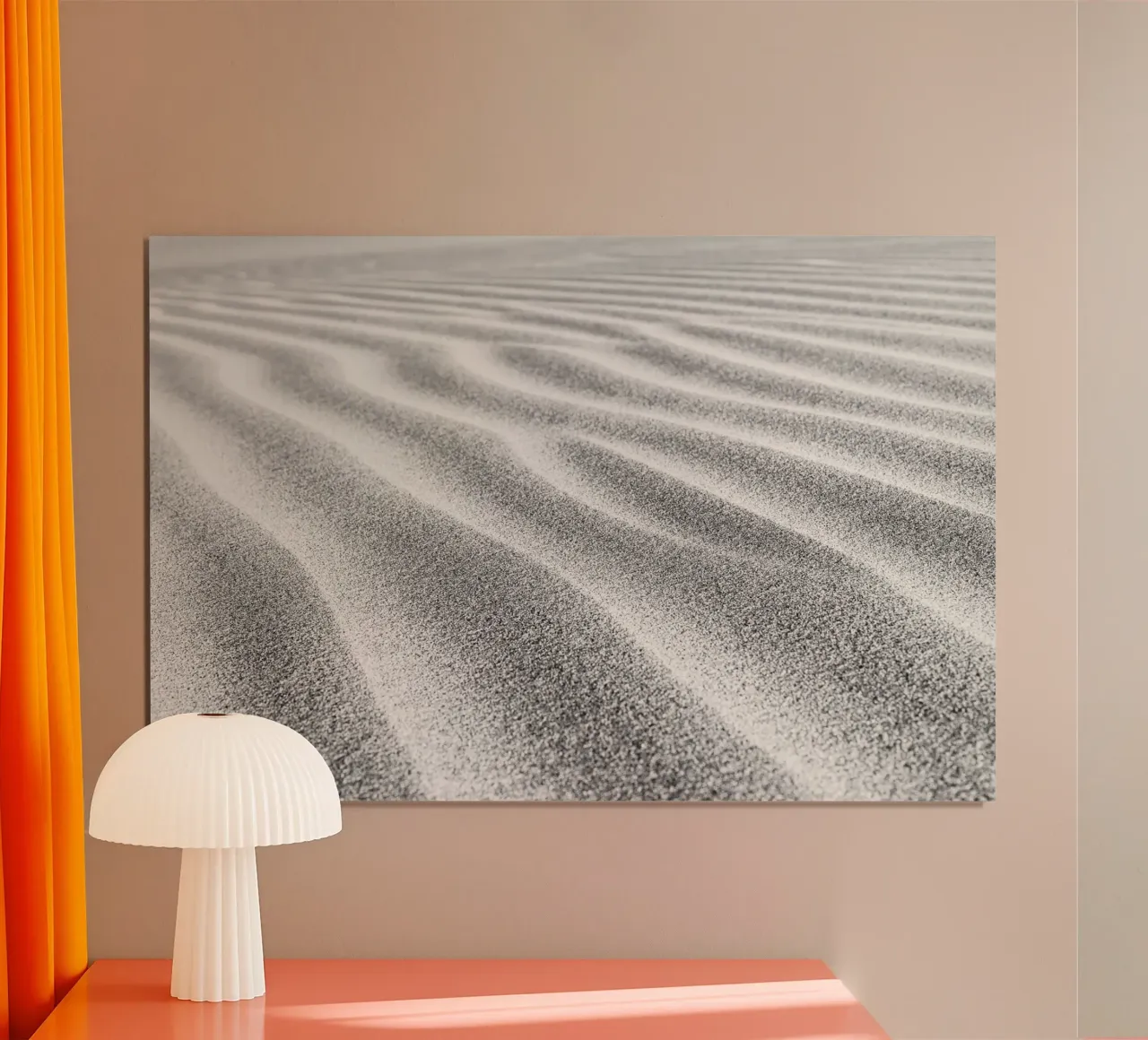 Pattern of sand in the desert carta hahnemühle da photolovers
