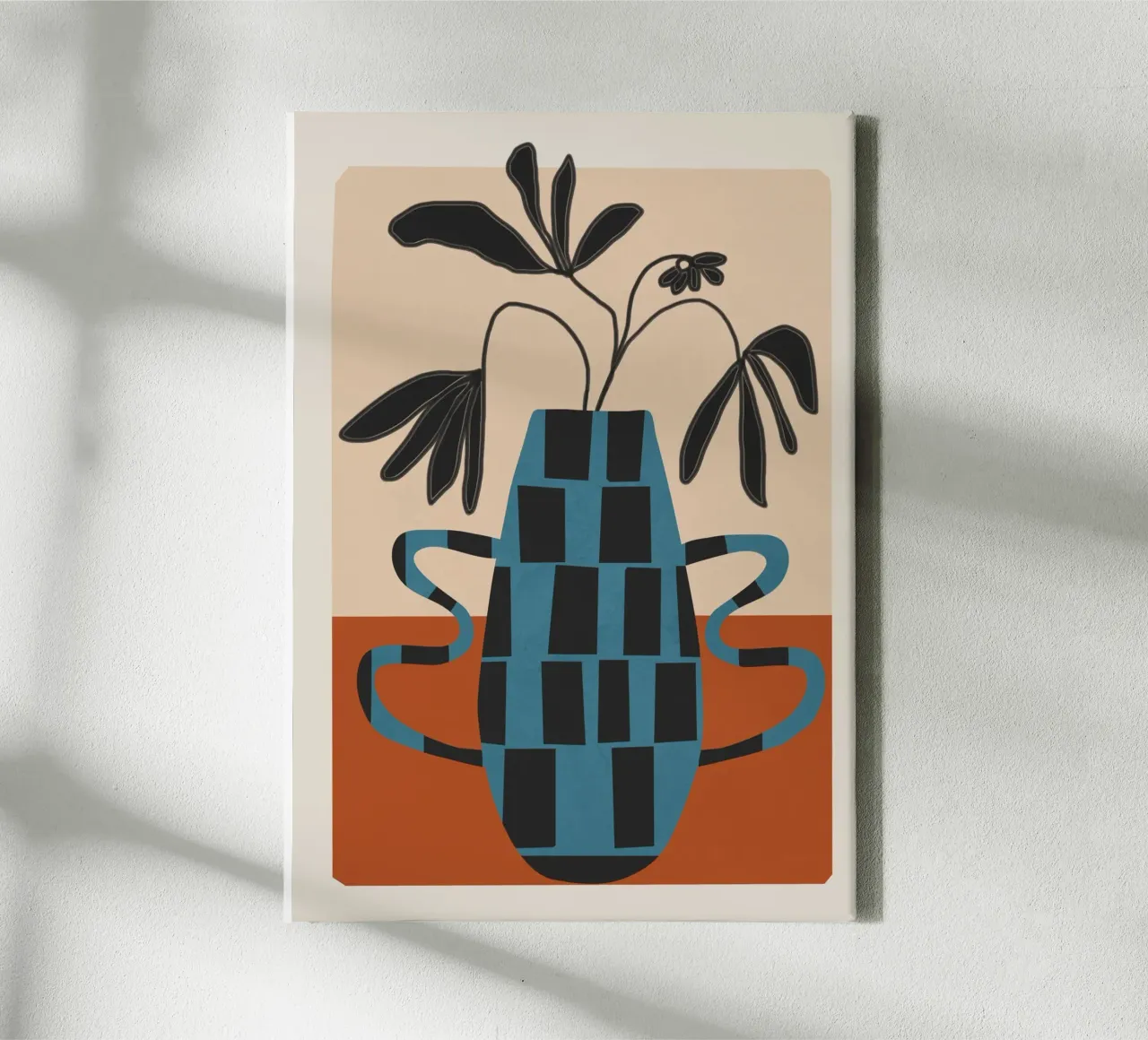 Modern Botanicals No. 4 tela con Cornice a cassetta da Nadjaa