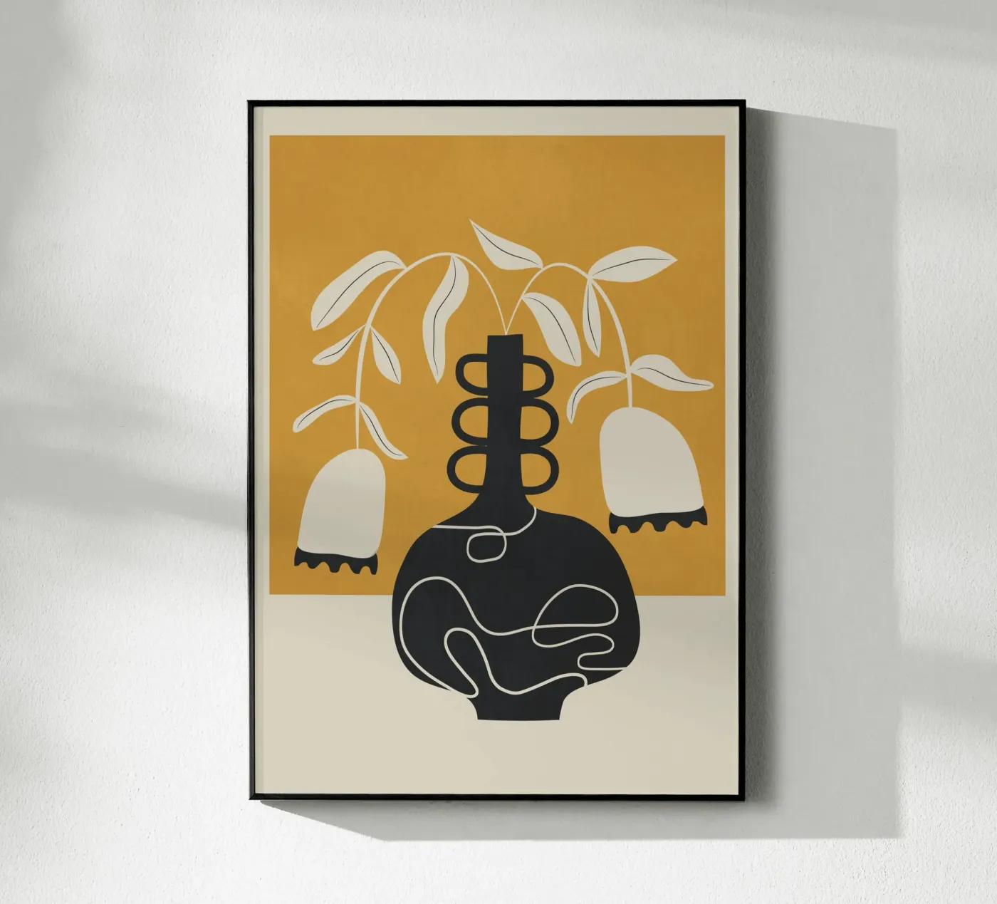 Quiet Elegance 4 acryl van Nadjaa