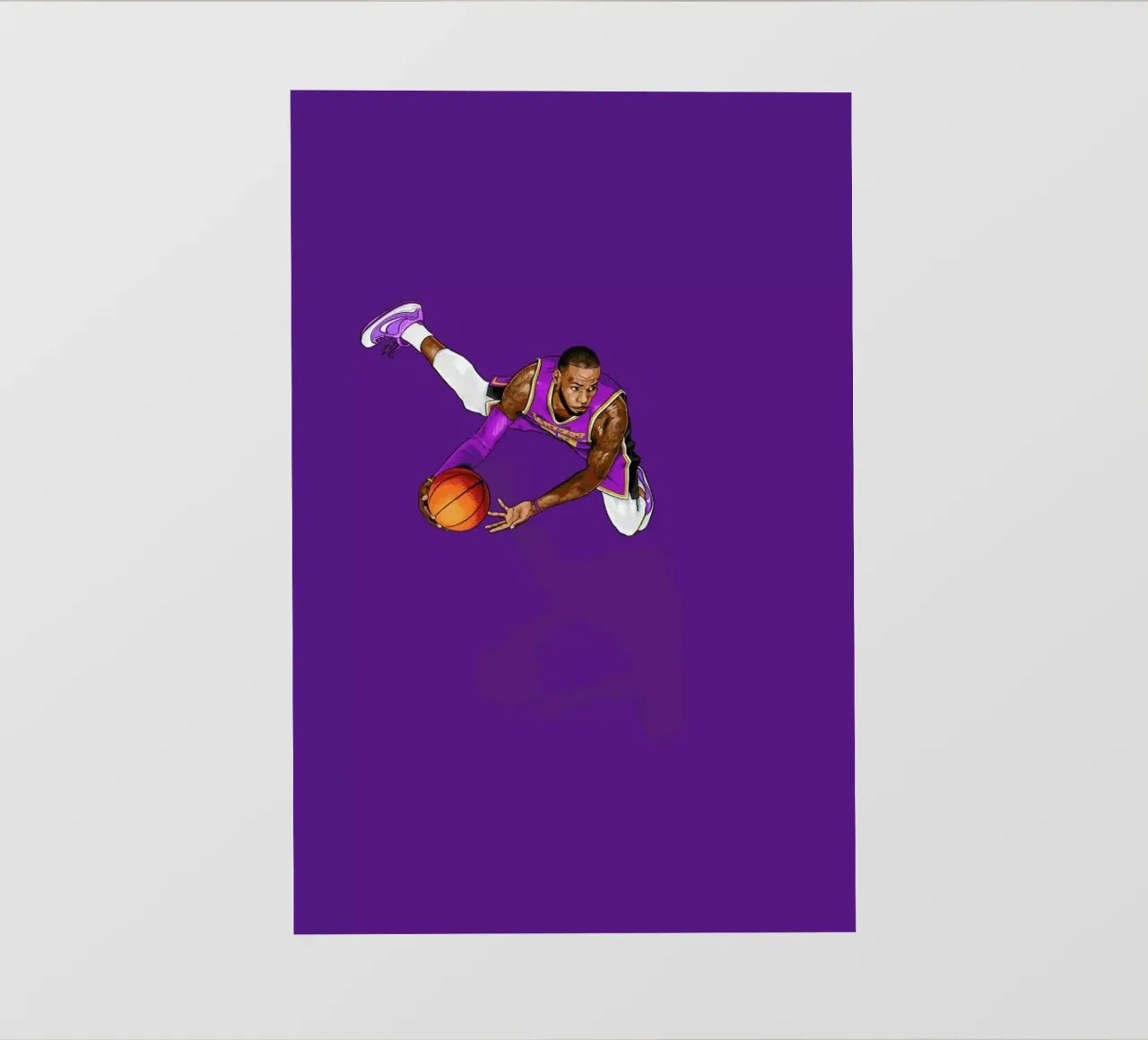 Frequent Fliers Lebron pellicola backlit da Jason Ratliff