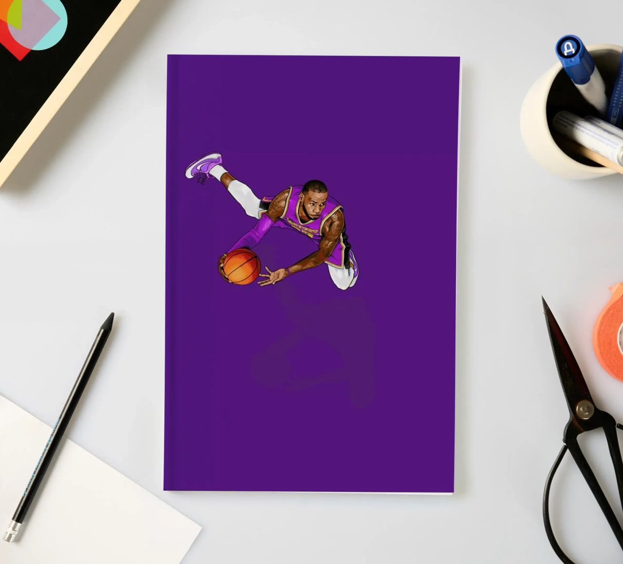 Frequent Fliers Lebron notebook by Jason Ratliff