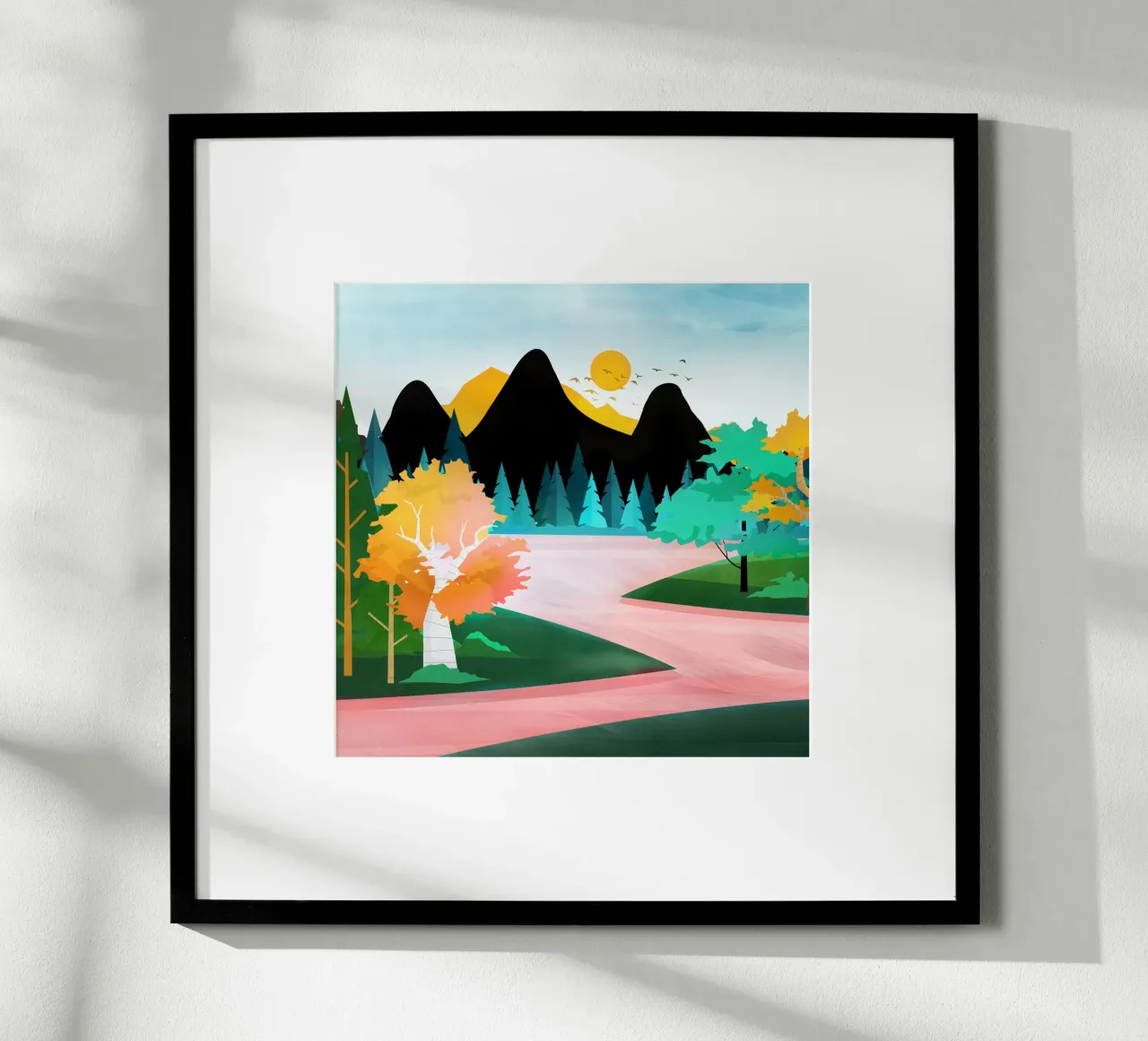 Colorful wilderness poster da Flow Line
