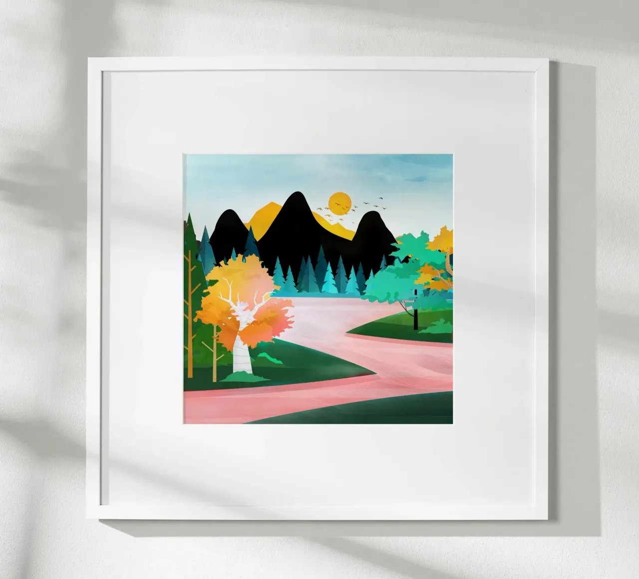 Colorful wilderness poster da Flow Line