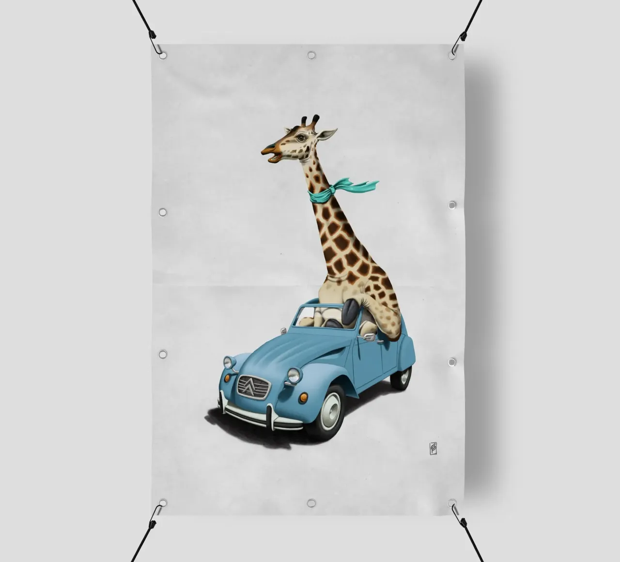 Riding High (Wordless) telo in pvc da Rob Art | Illustration