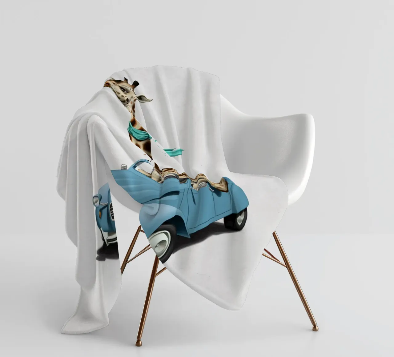 Riding High (Wordless) coperta in pile da Rob Art | Illustration