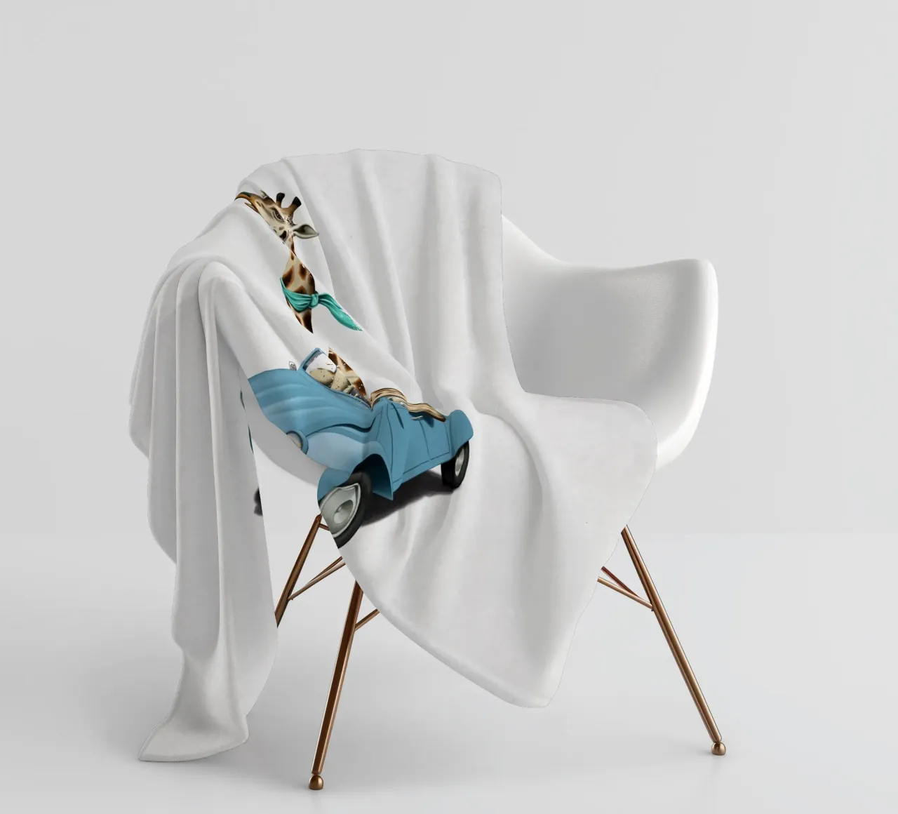 Riding High (Wordless) coperta in pile da Rob Art | Illustration