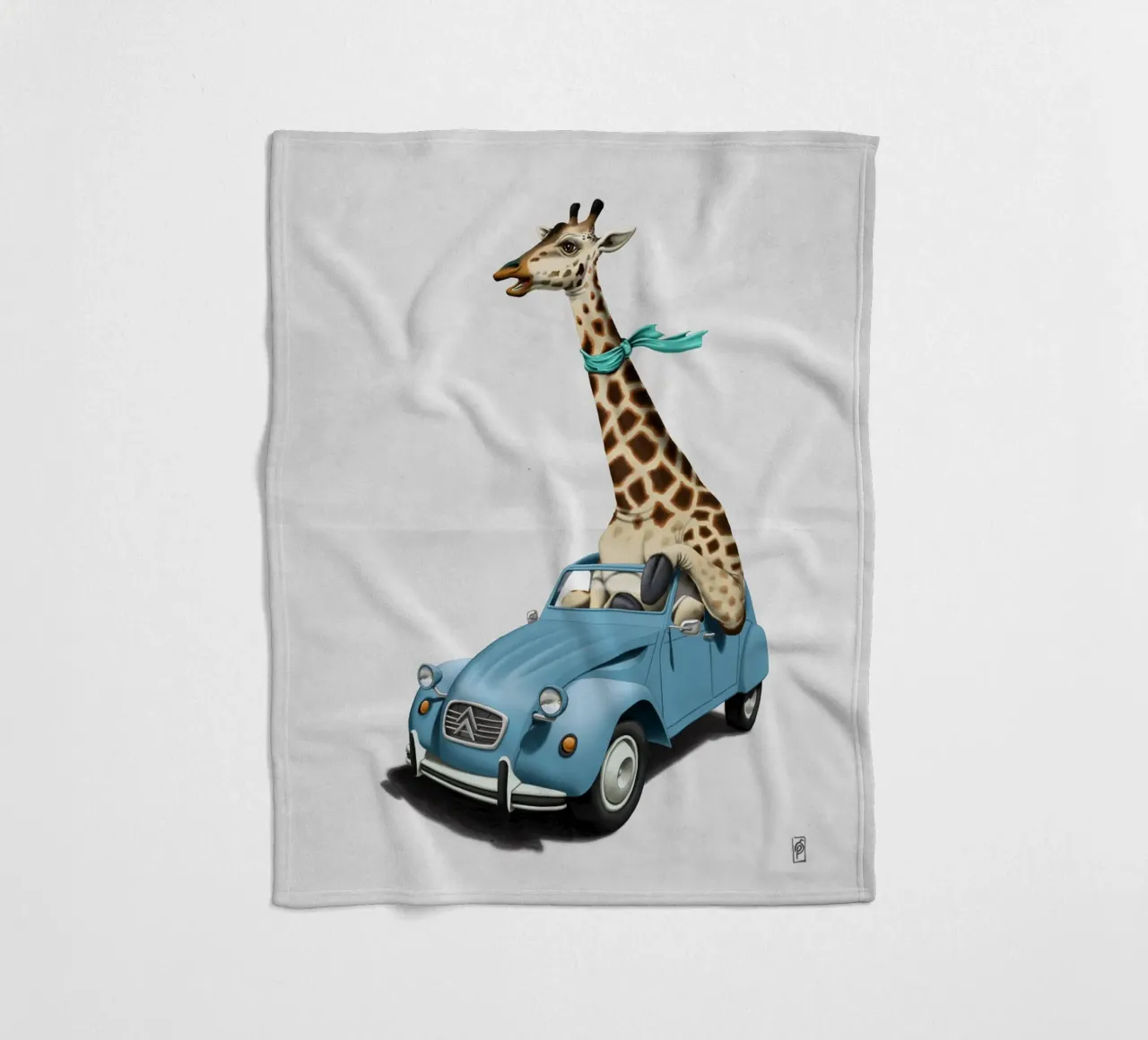 Riding High (Wordless) coperta in pile da Rob Art | Illustration