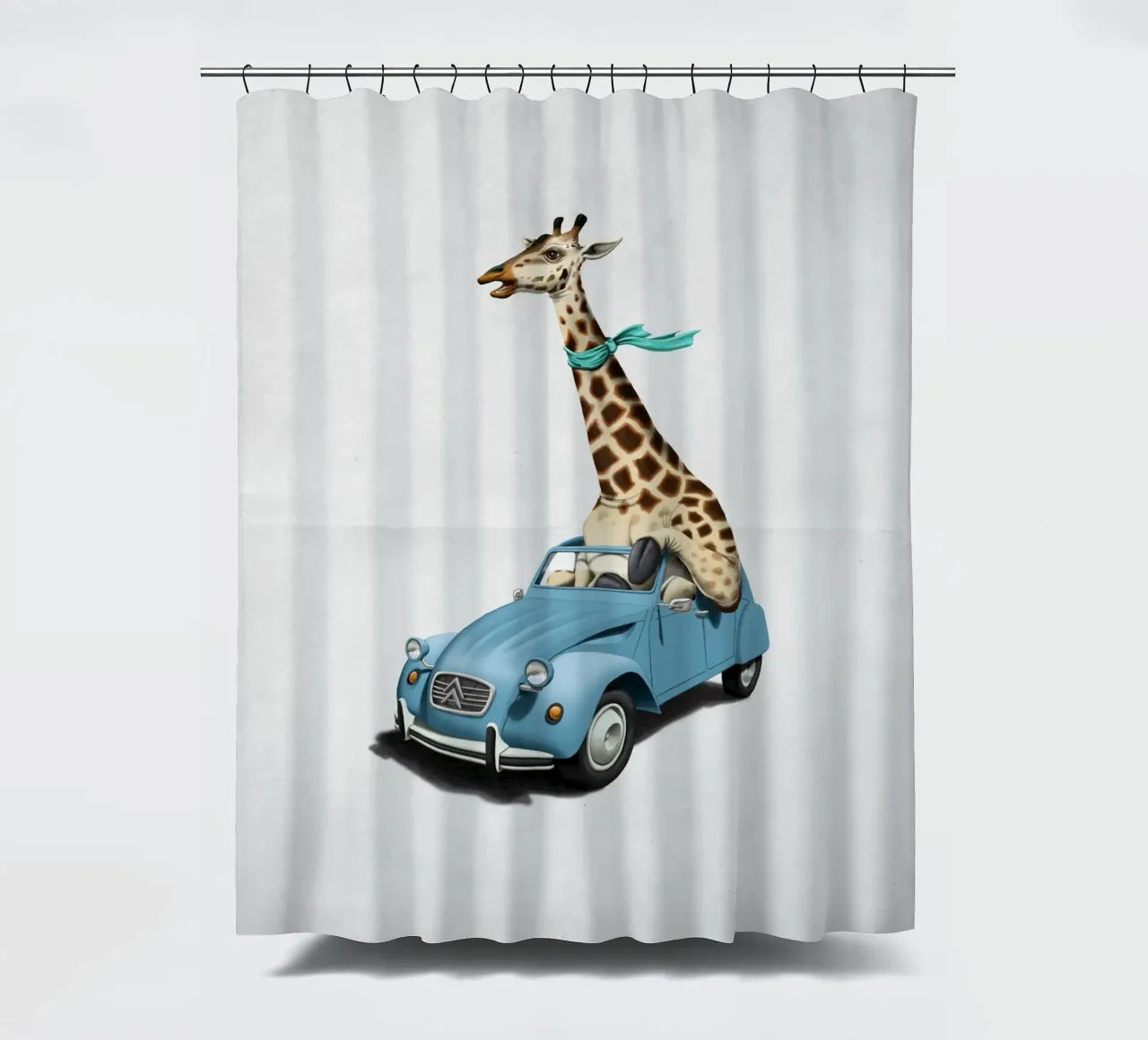 Riding High (Wordless) tenda da doccia da Rob Art | Illustration