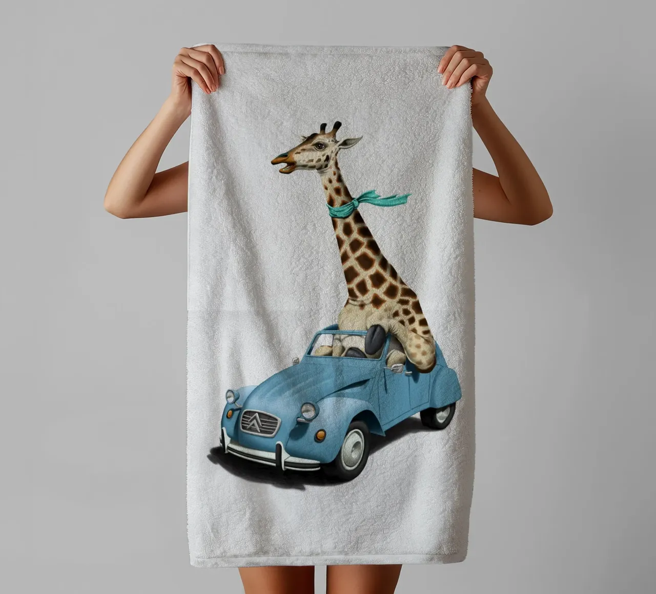 Riding High (Wordless) asciugamano da bagno da Rob Art | Illustration