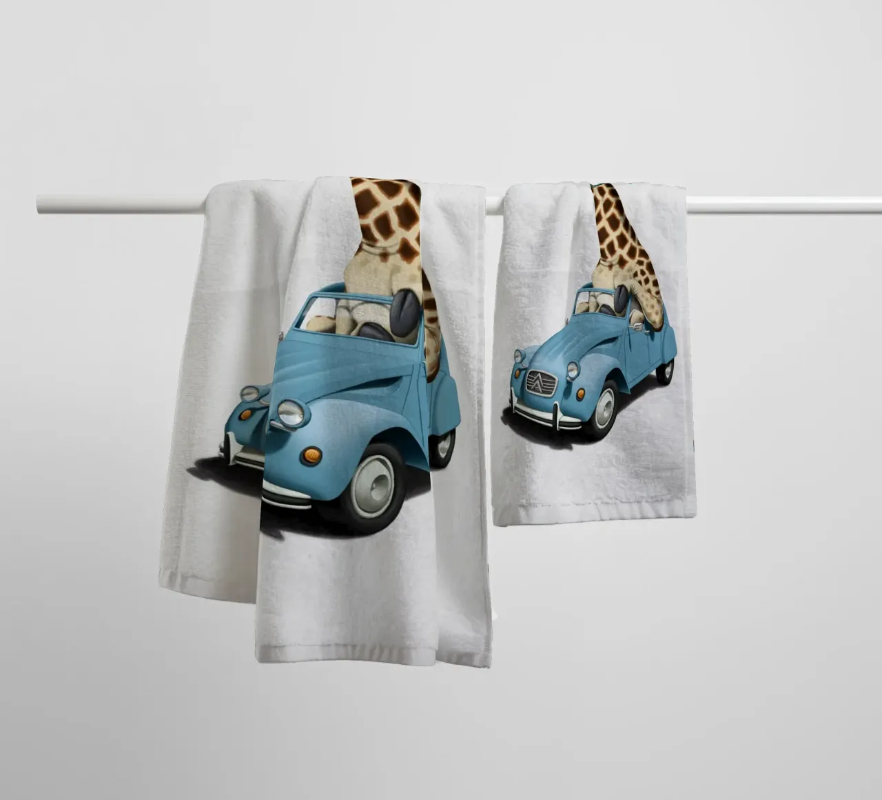Riding High (Wordless) asciugamano da bagno da Rob Art | Illustration