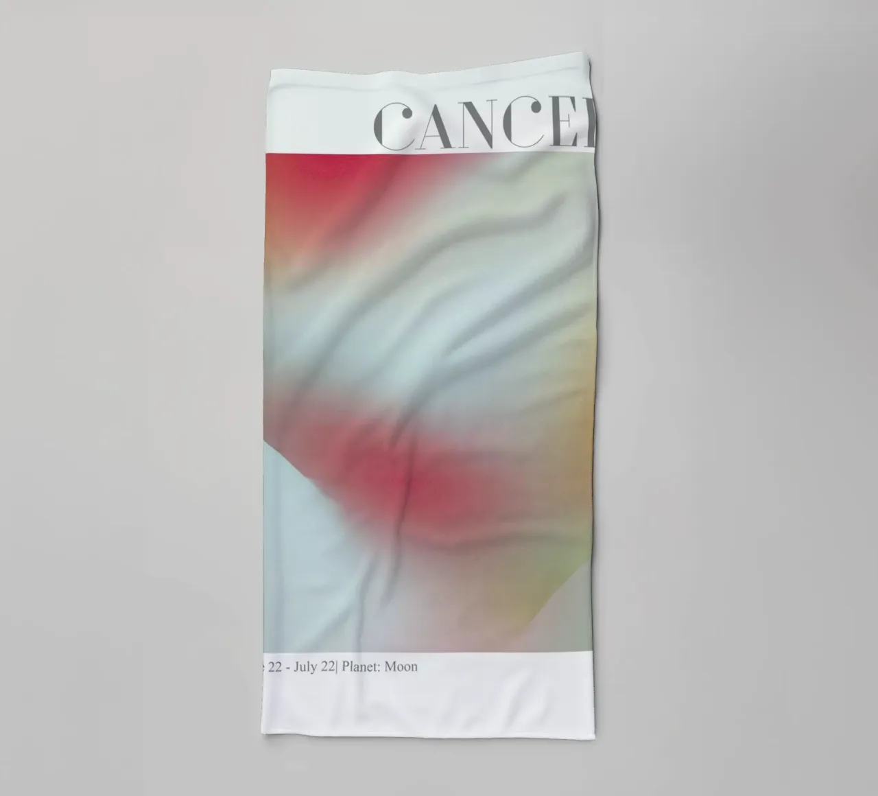 Cancer Abstract Aura asciugamano da bagno da cafelab
