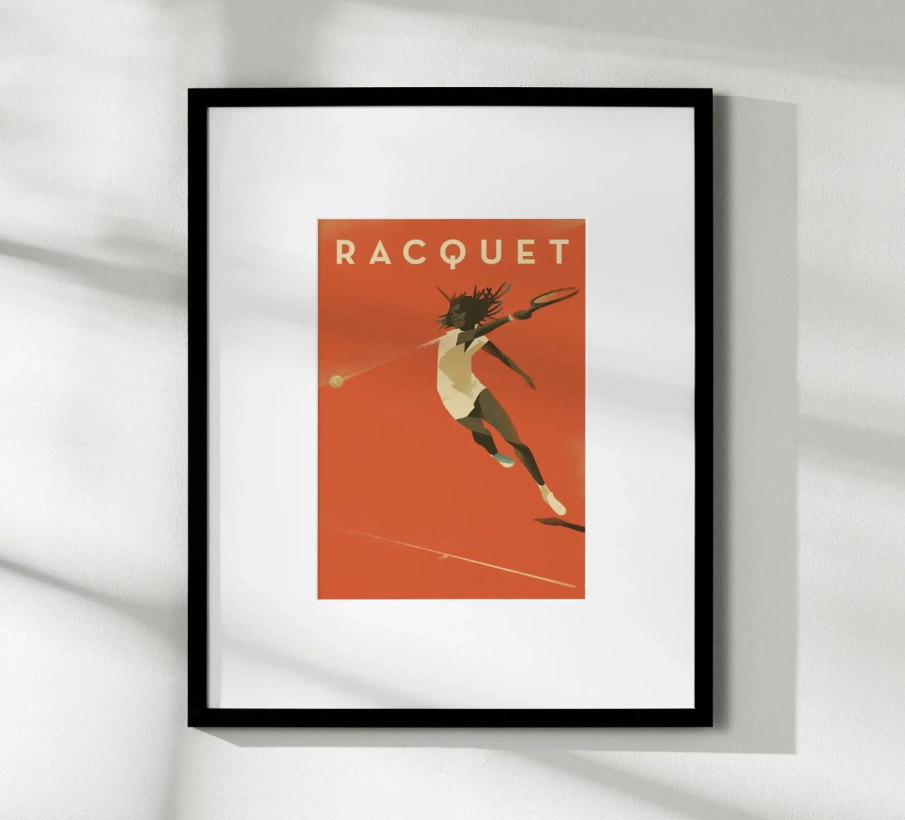 Racquet poster by Taylors Mary