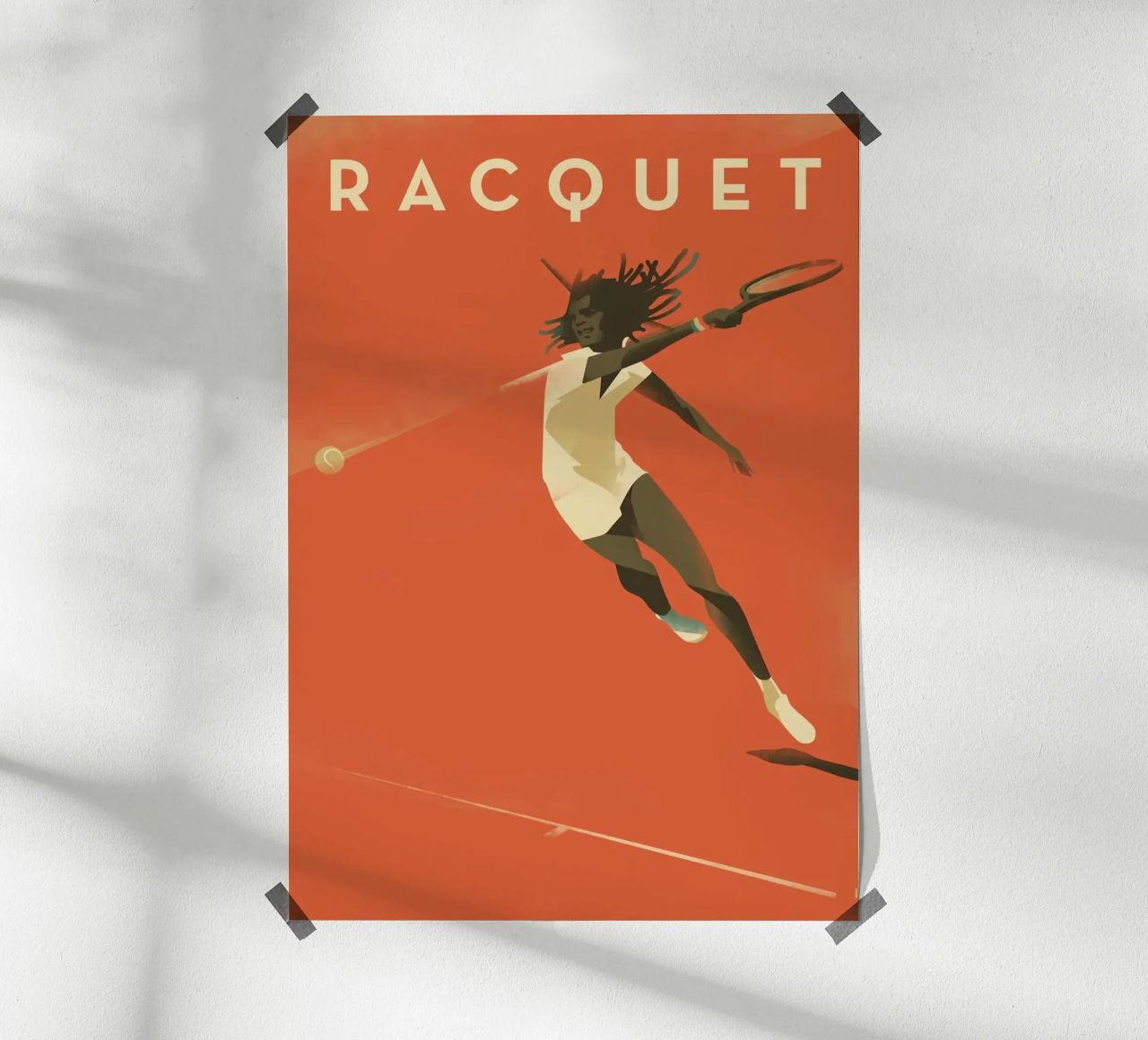 Racquet poster by Taylors Mary