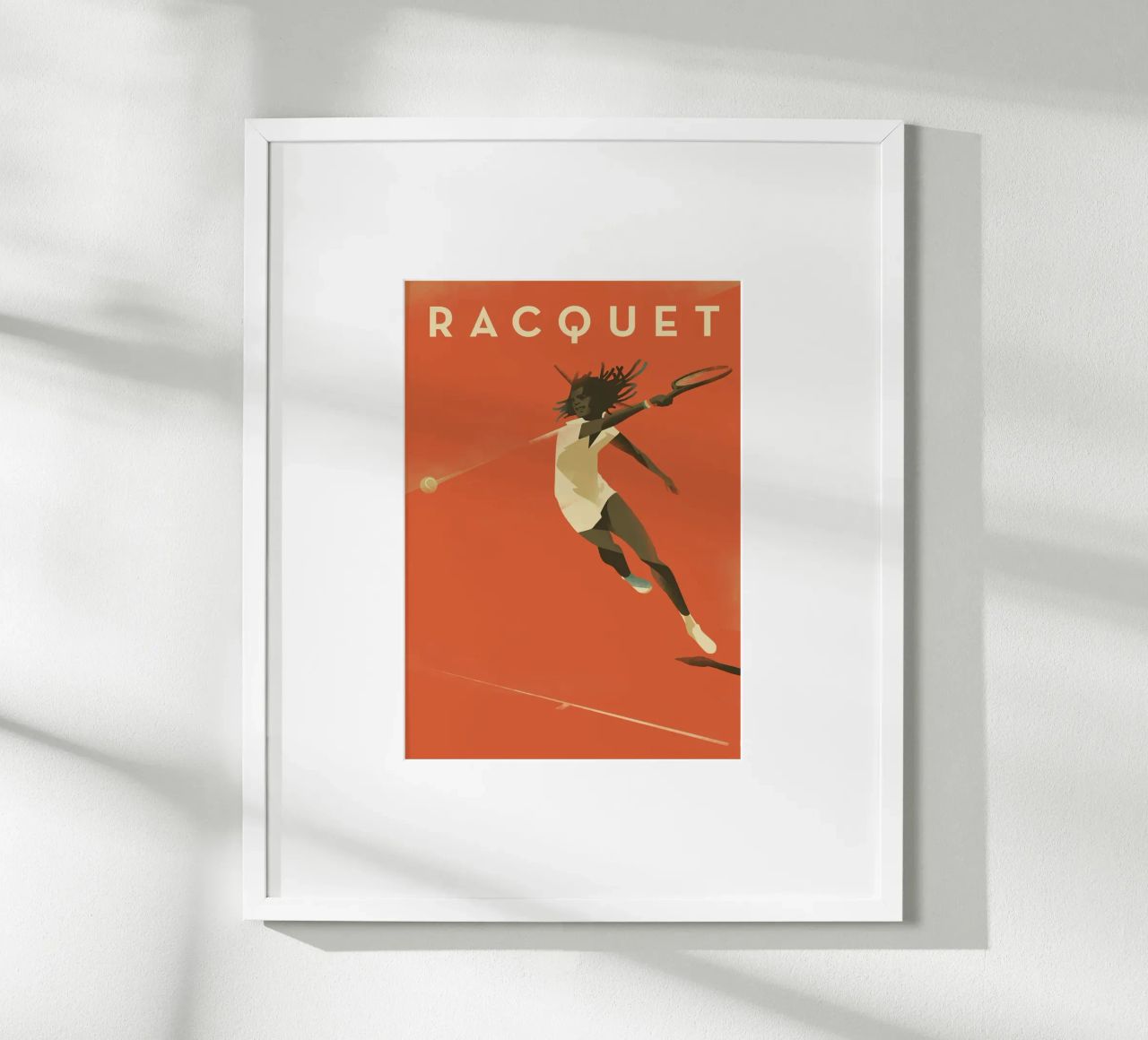 Racquet poster by Taylors Mary