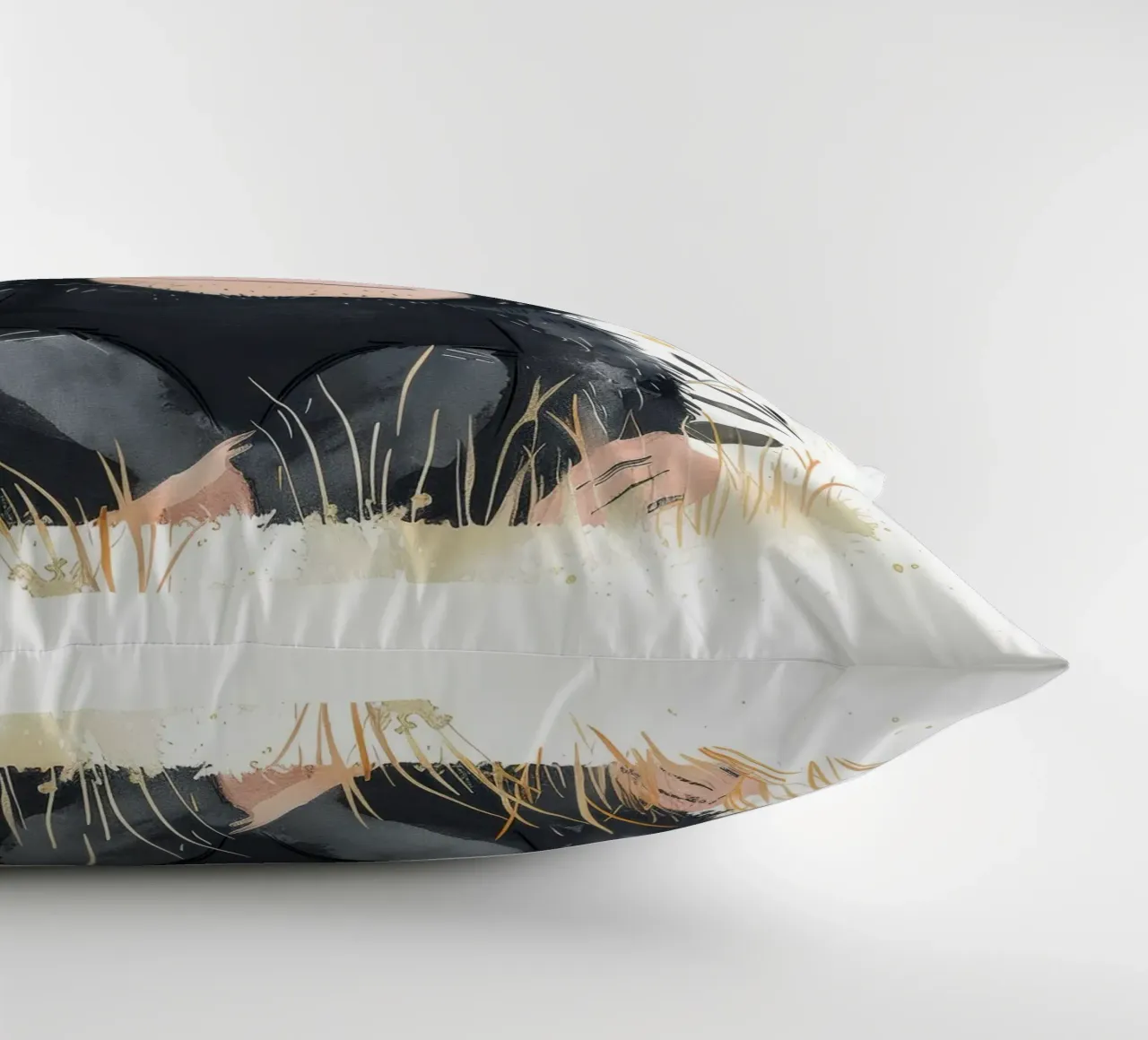 Scimpanzé giovane circondato dalla flora Animali selvatici e natura cuscino da DesignDoodle