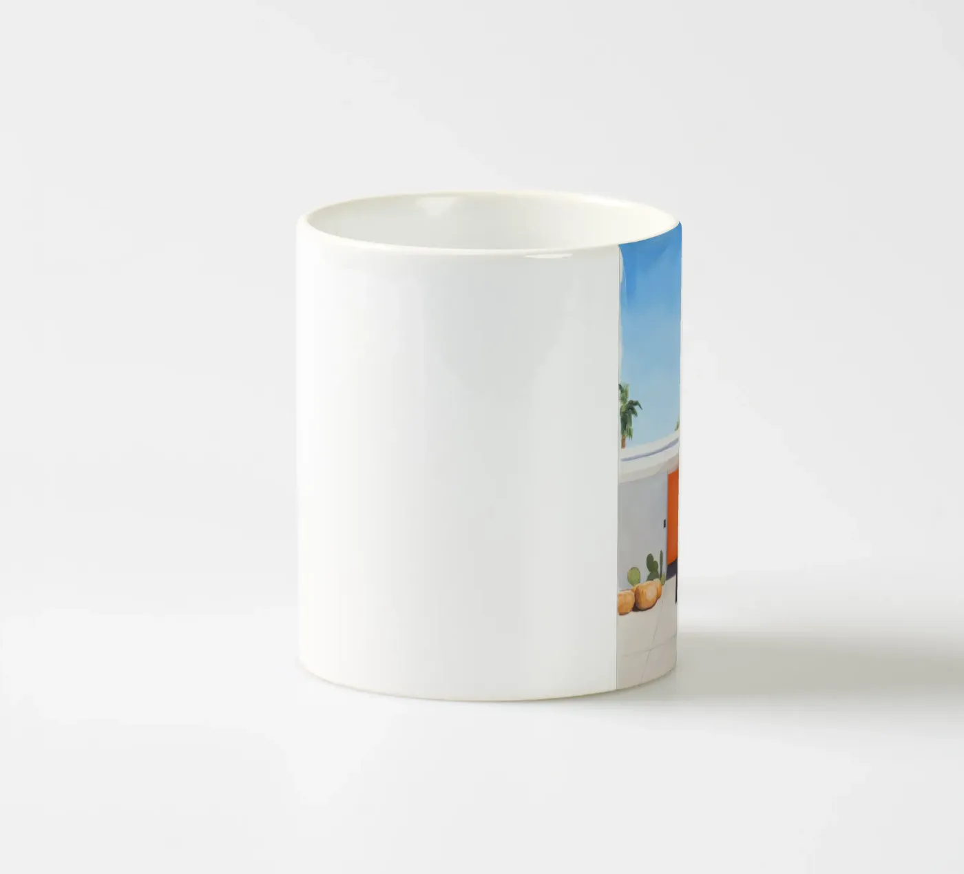 Desert Mod Bloom ceramic mug by Infinite Chroma