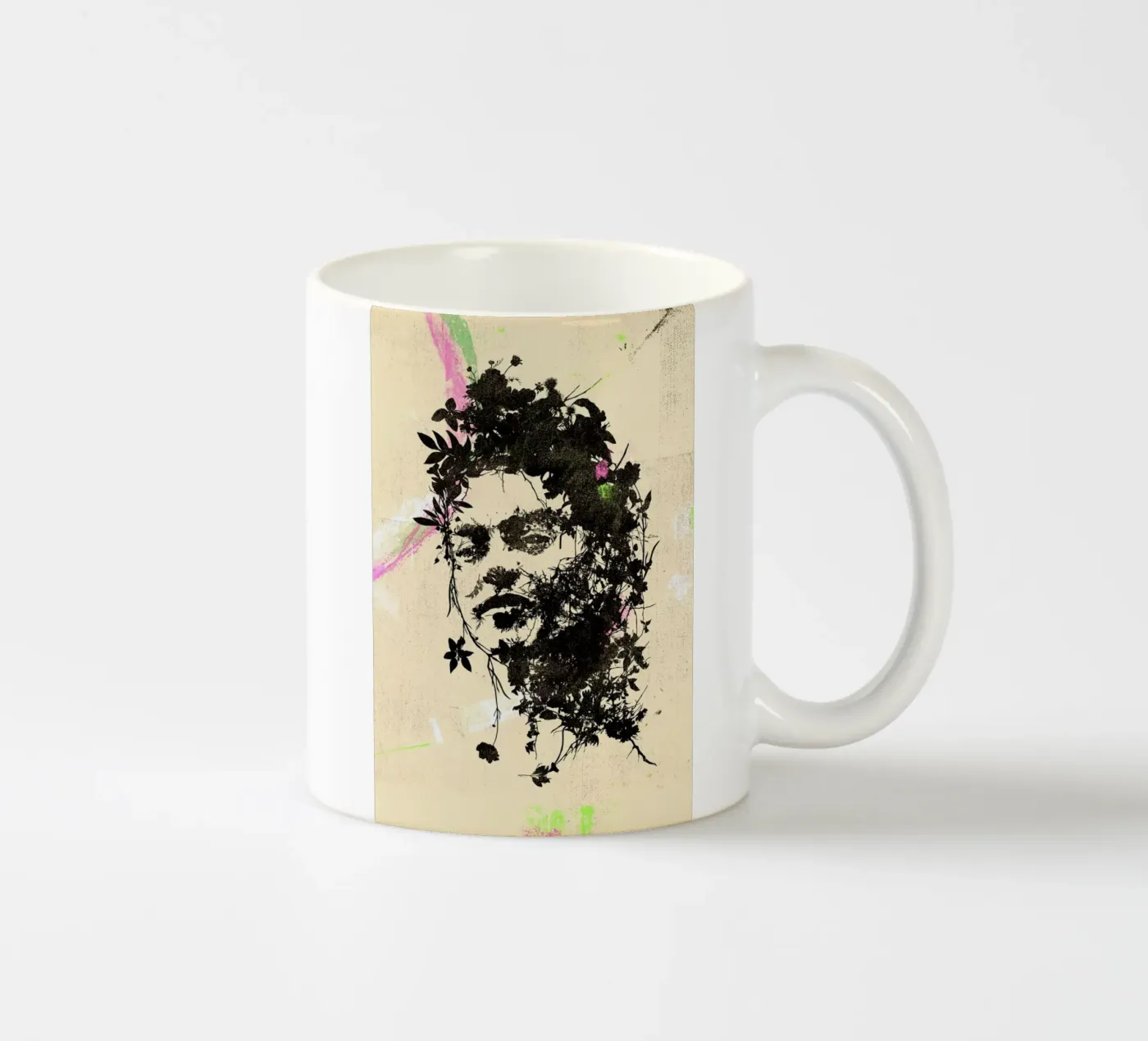 Frida 4 ceramic mug by Carlos Quitério