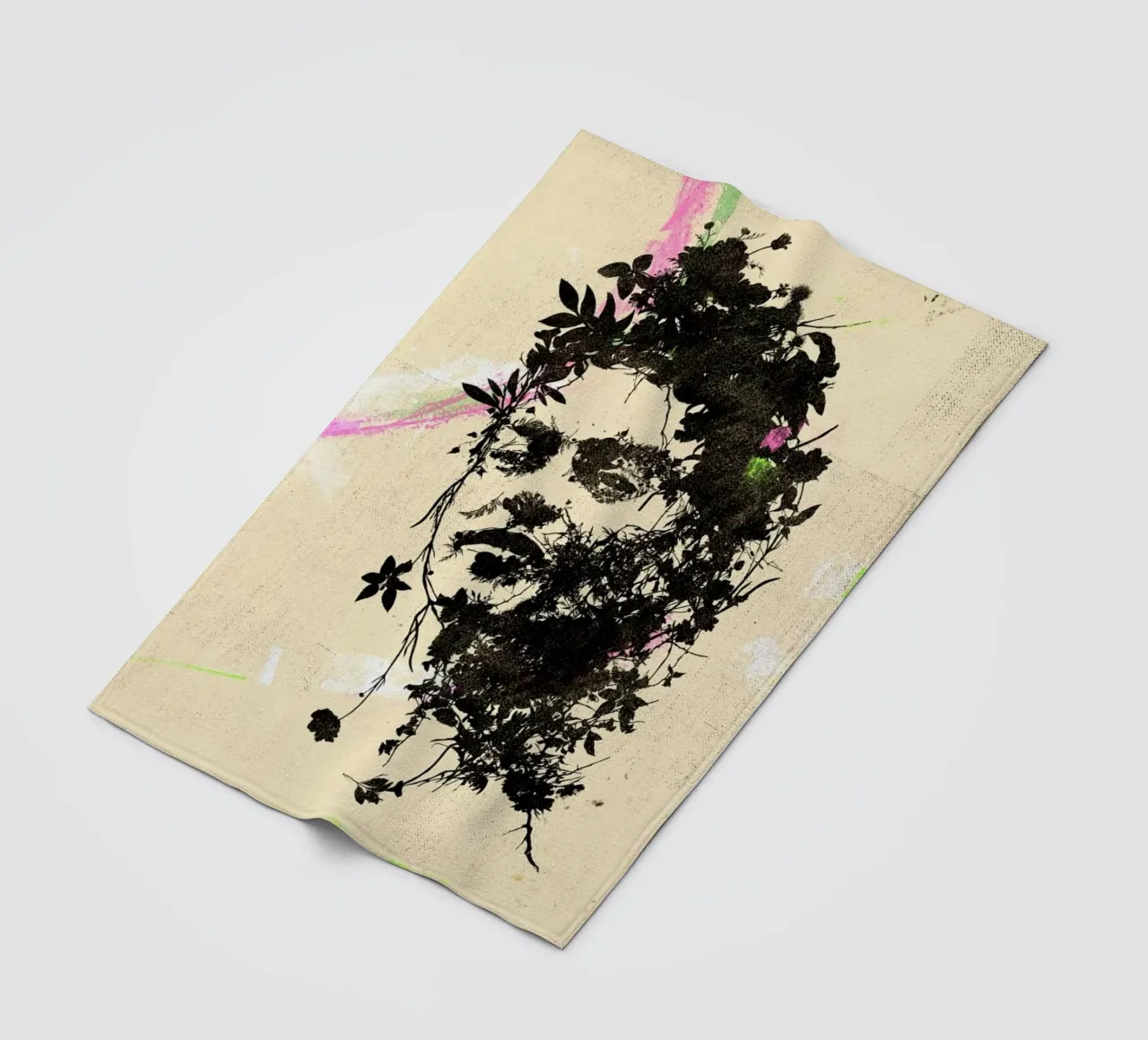 Frida 4 Fleecedecke von Carlos Quitério