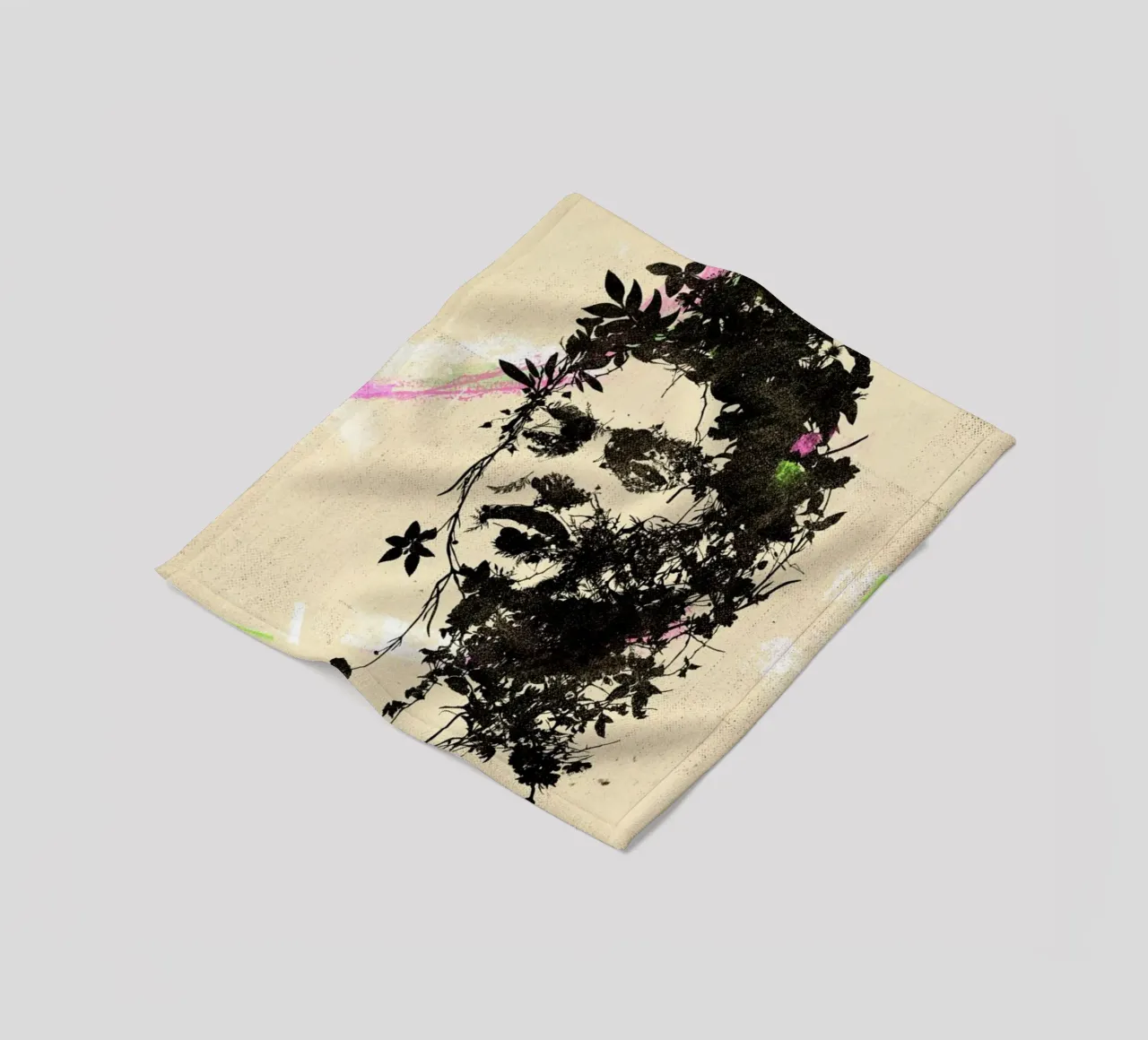 Frida 4 Fleecedecke von Carlos Quitério