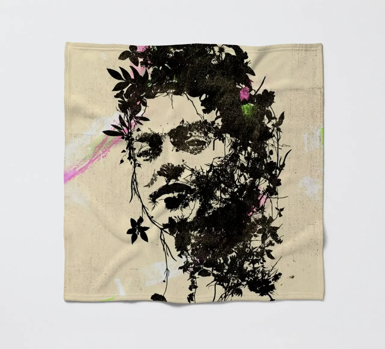 Frida 4 Fleecedecke von Carlos Quitério