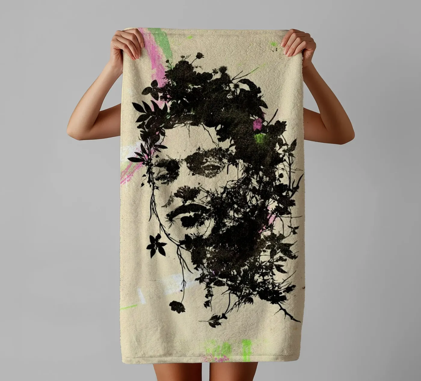 Frida 4 badhanddoek van Carlos Quitério