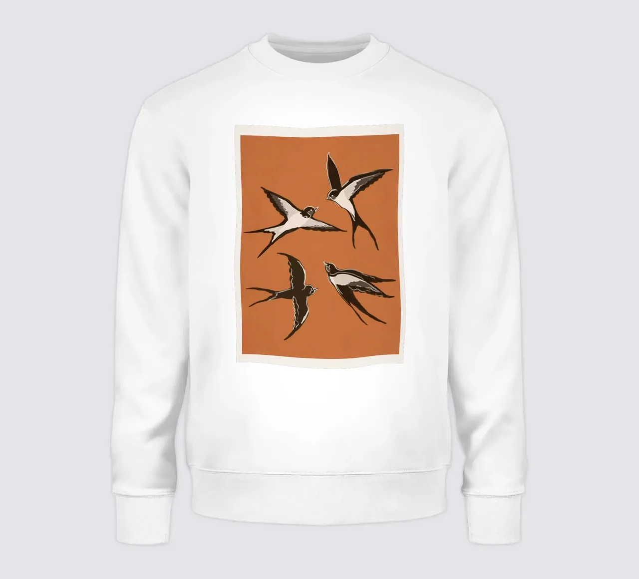 Flying Swallows felpa da Flow Line