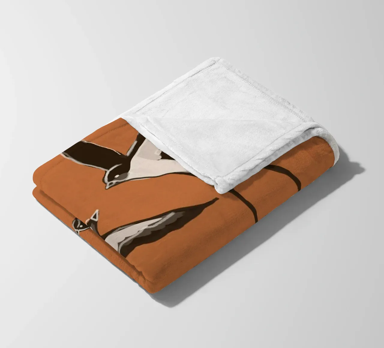 Flying Swallows coperta in pile da Flow Line