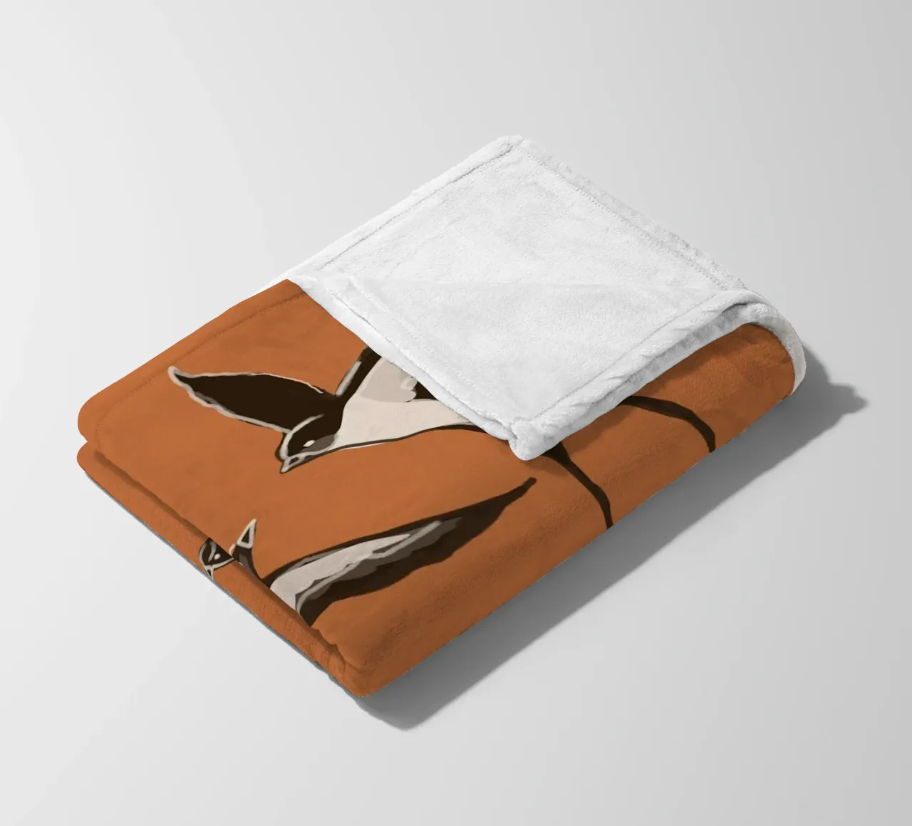 Flying Swallows coperta in pile da Flow Line