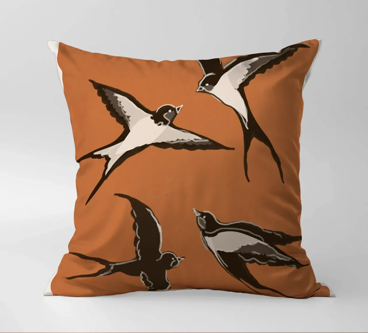 Flying Swallows cuscino da Flow Line