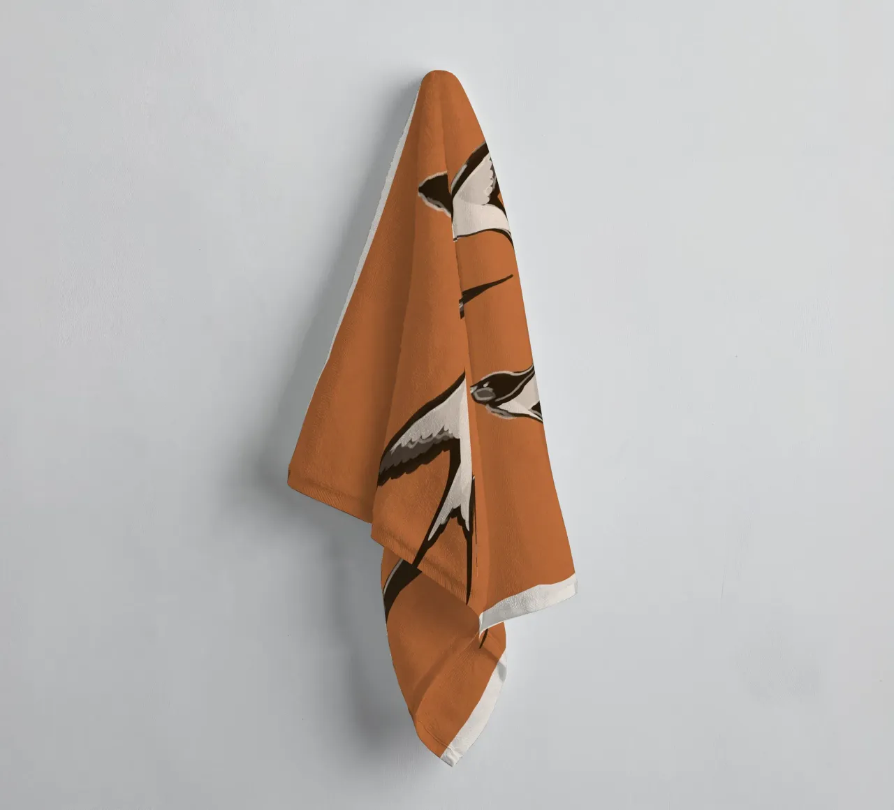 Flying Swallows asciugamano da bagno da Flow Line