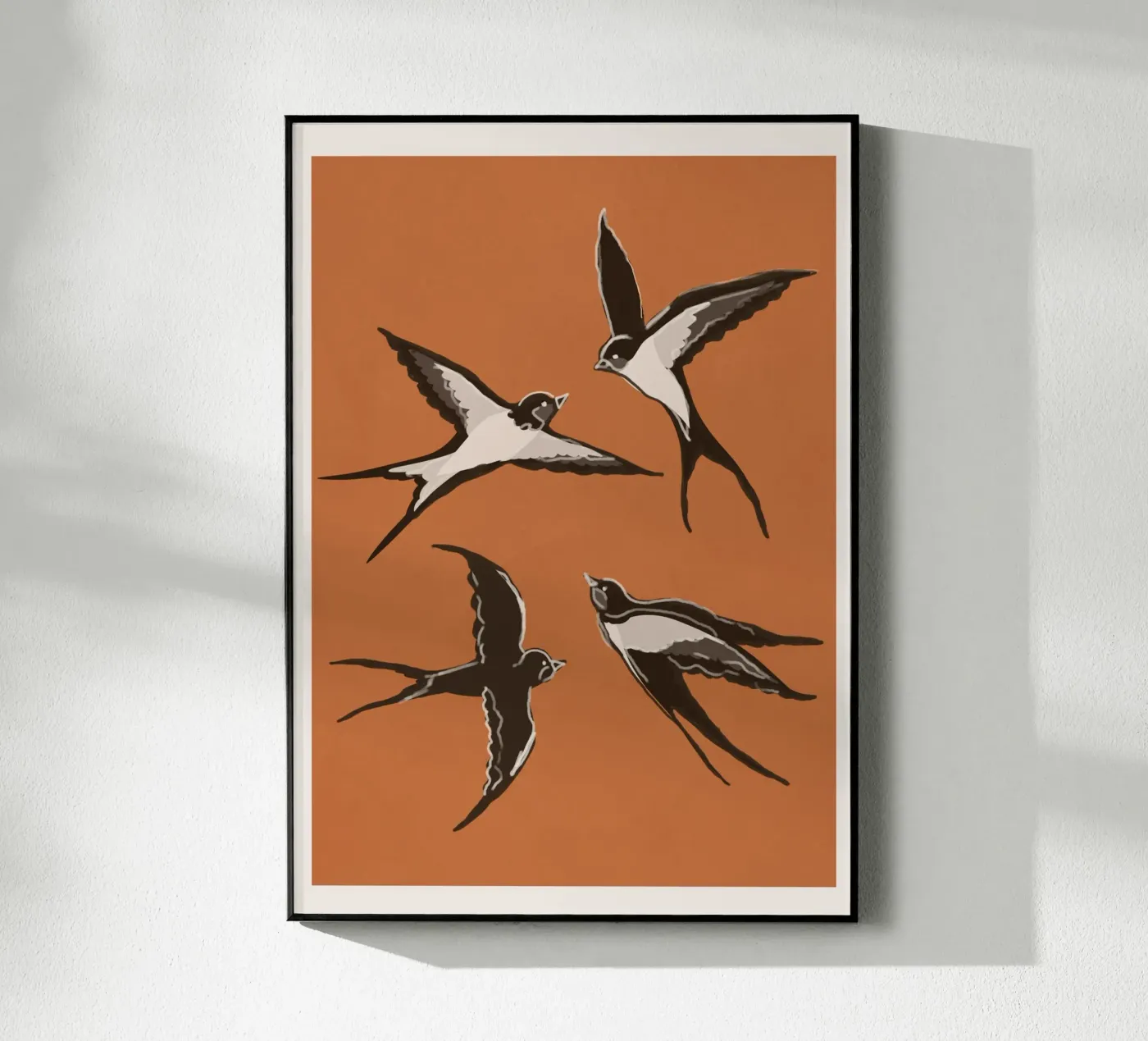 Flying Swallows plexiglas de Flow Line