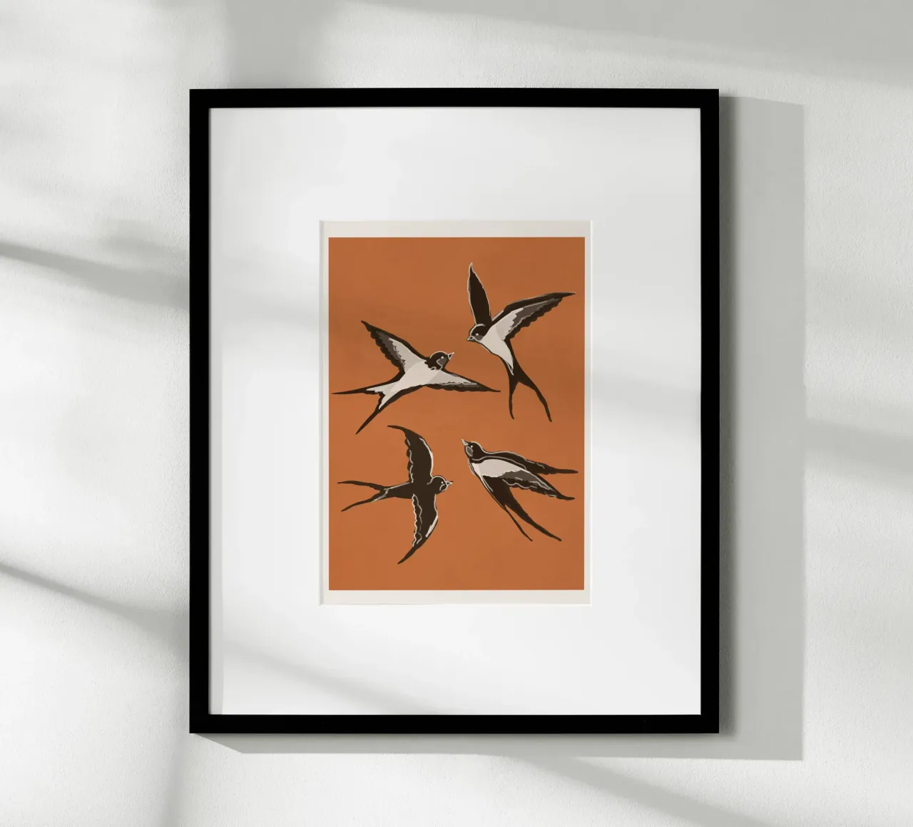 Flying Swallows poster da Flow Line