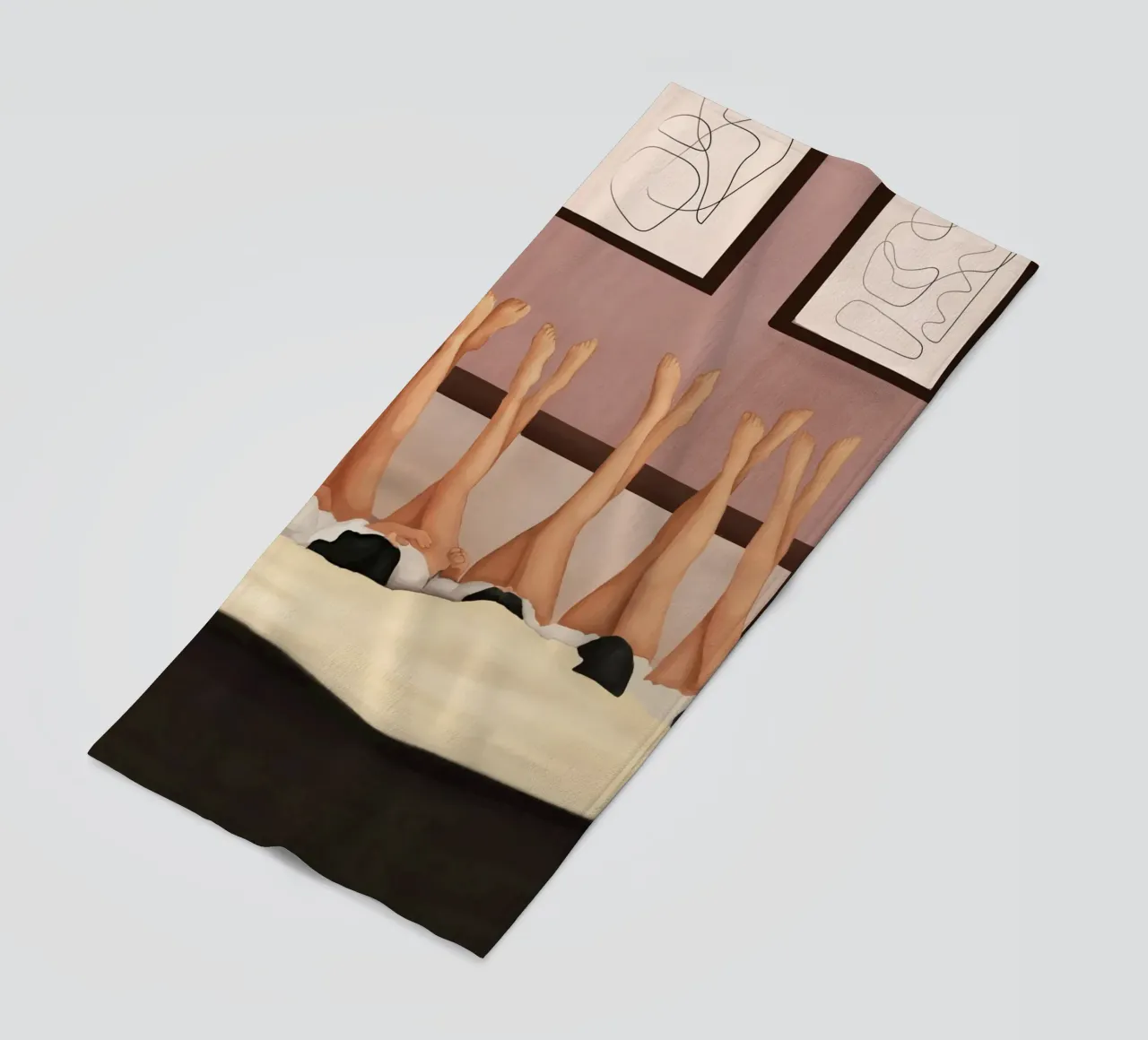 Friends 2 beach towel by Flow Line
