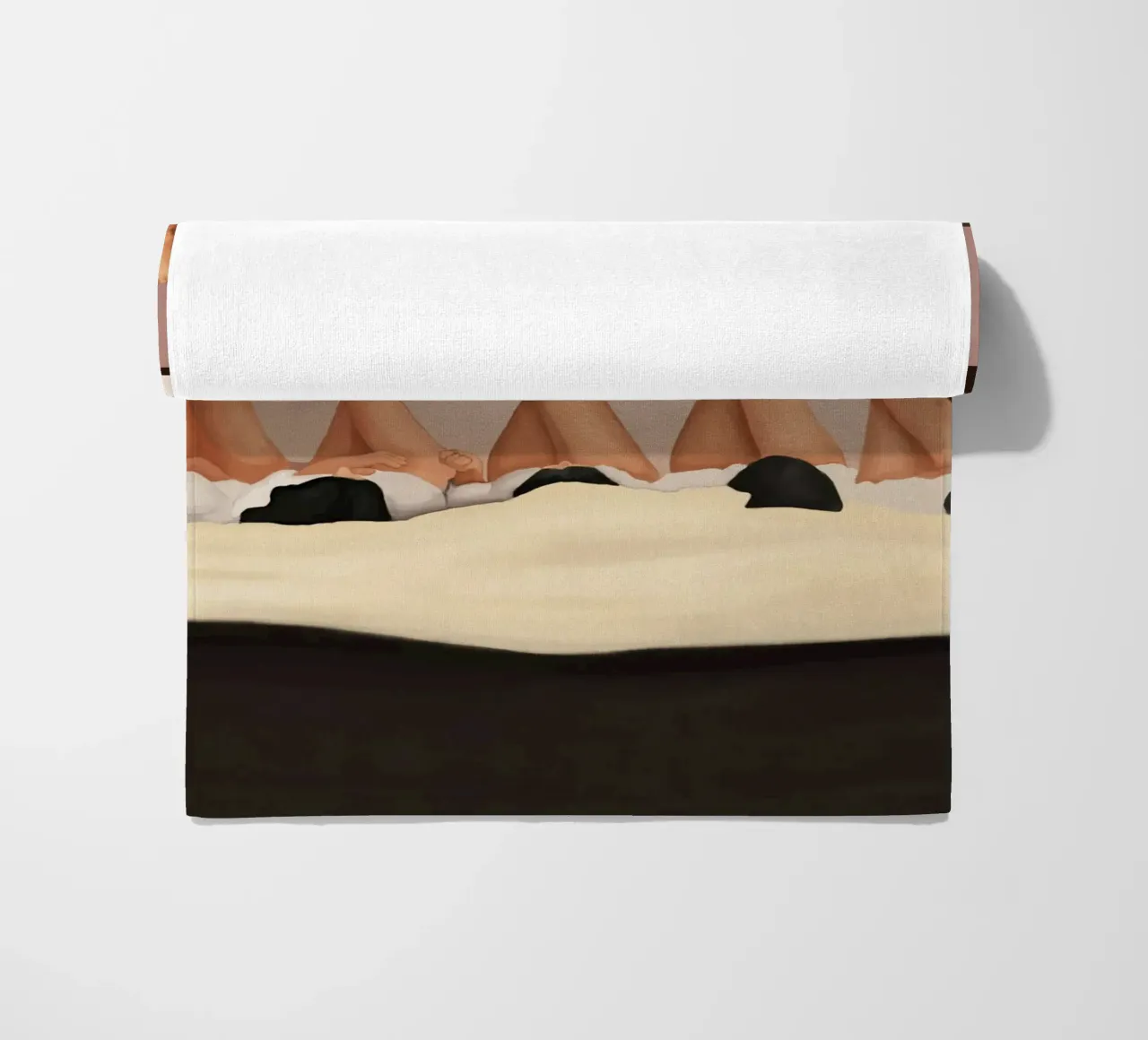 Friends 2 beach towel by Flow Line
