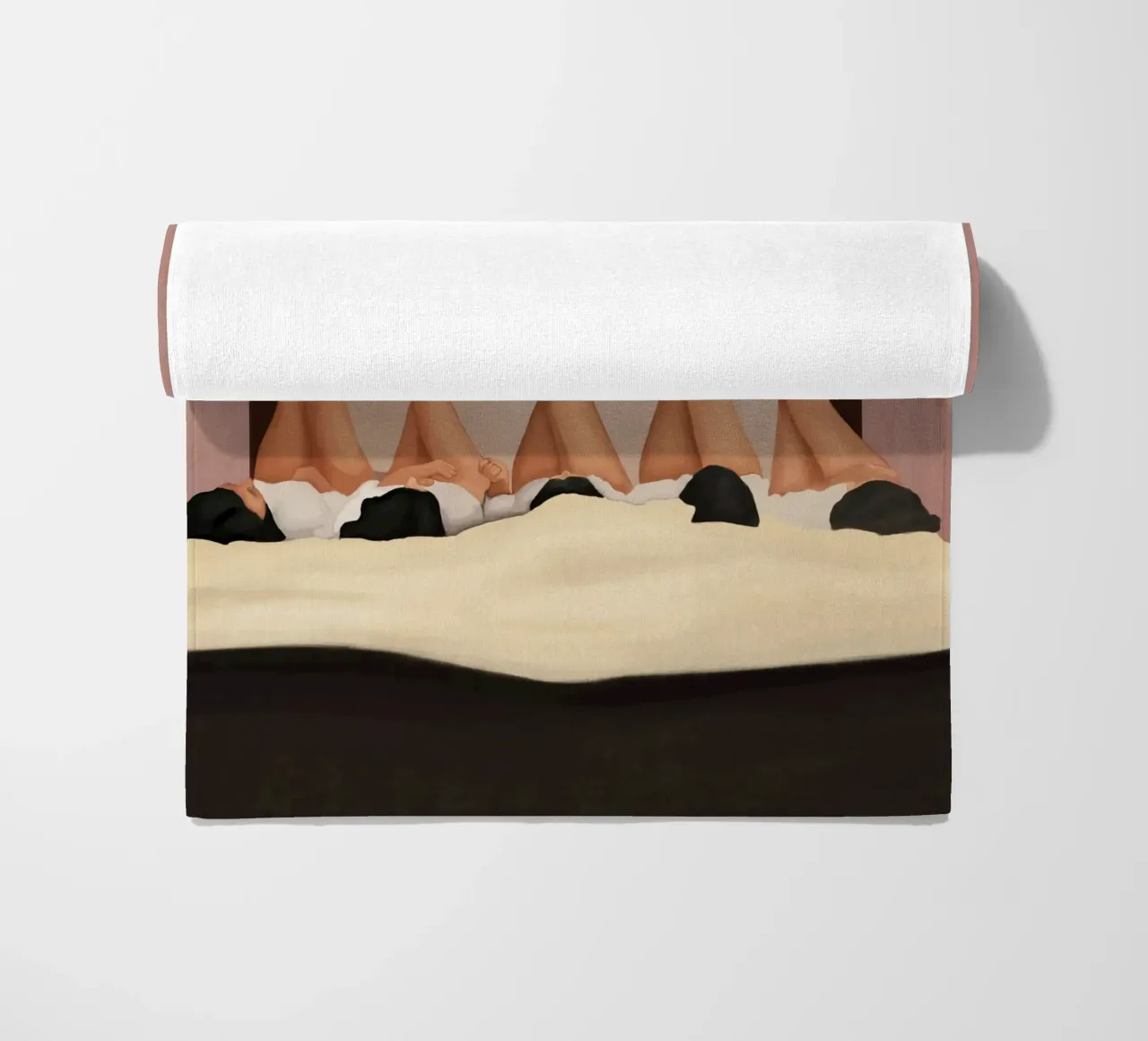 Friends 2 beach towel by Flow Line