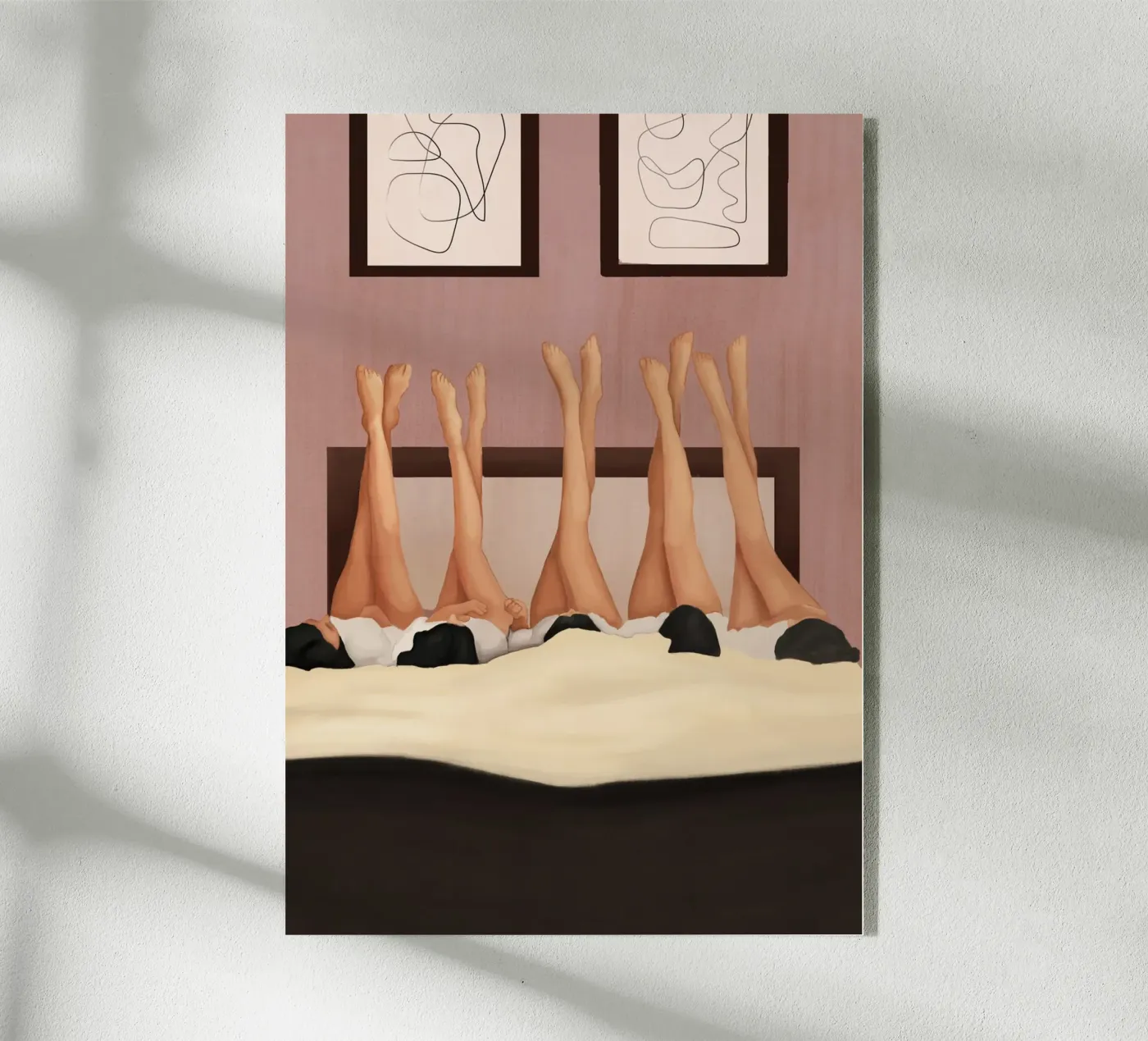 Friends 2 acrylic glass by Flow Line