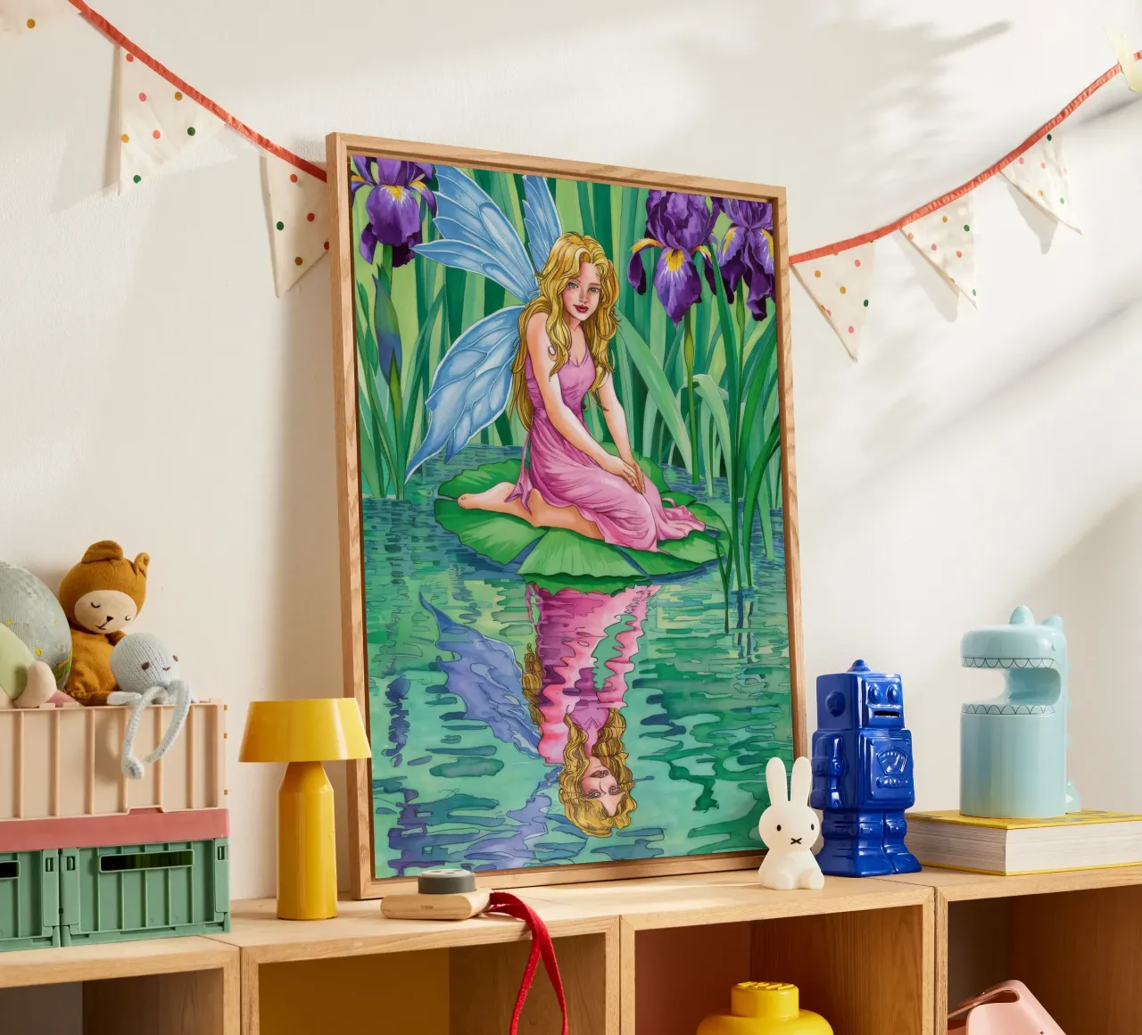 Riverbero della ninfea plexiglass da Infinite Chroma