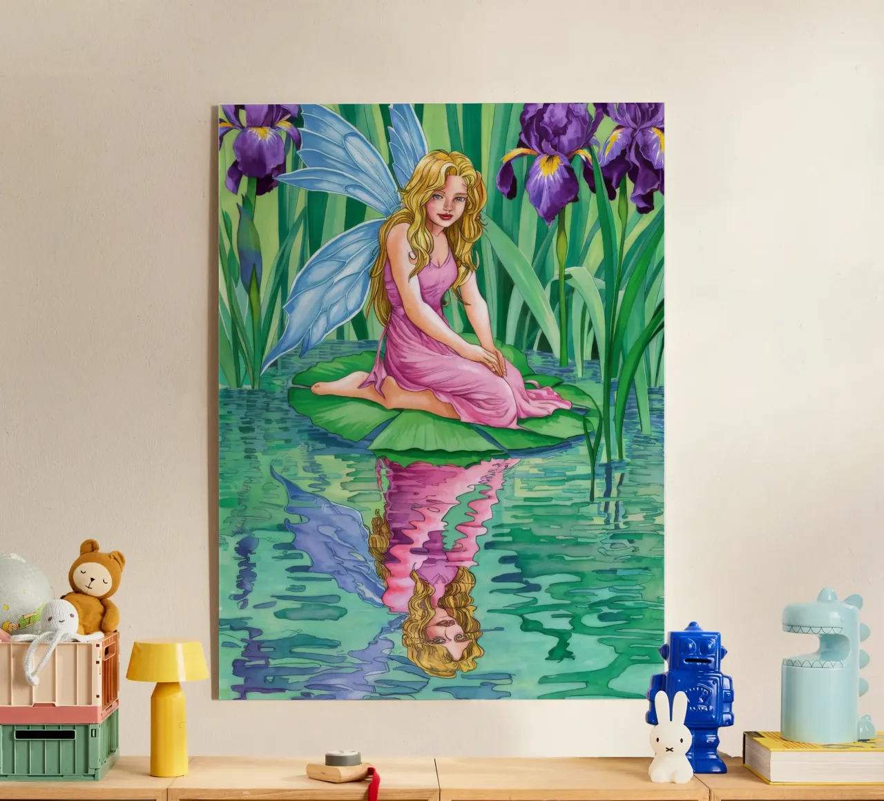 Riverbero della ninfea plexiglass da Infinite Chroma