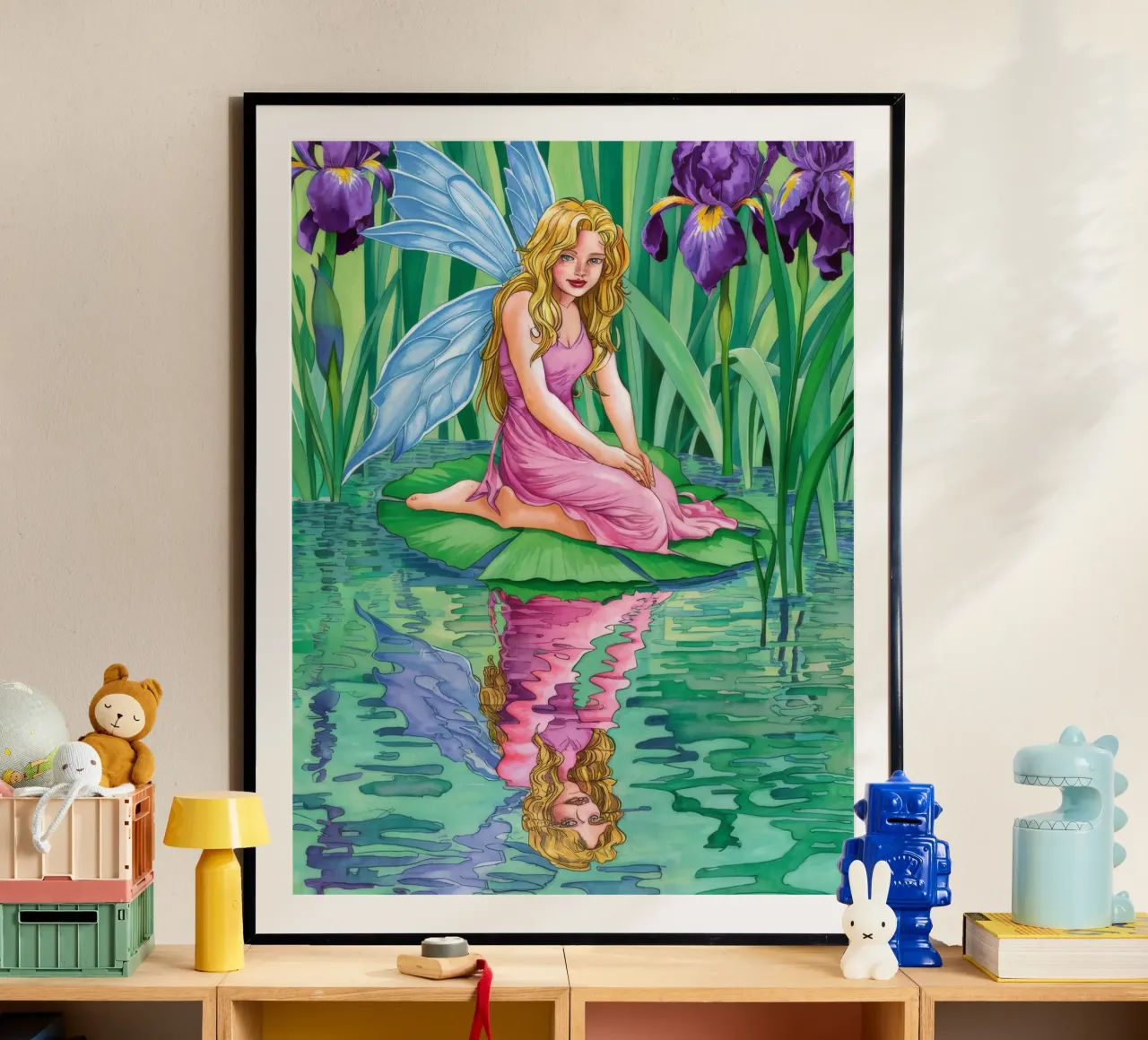 Rêverie de Lily Pad poster de Infinite Chroma