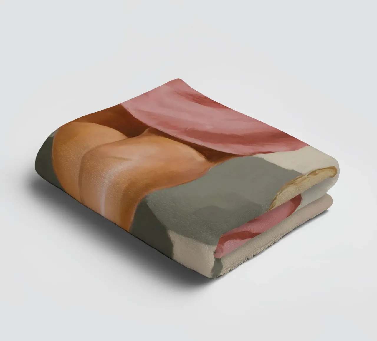 Roseate Stroll Horizon towel by Infinite Chroma