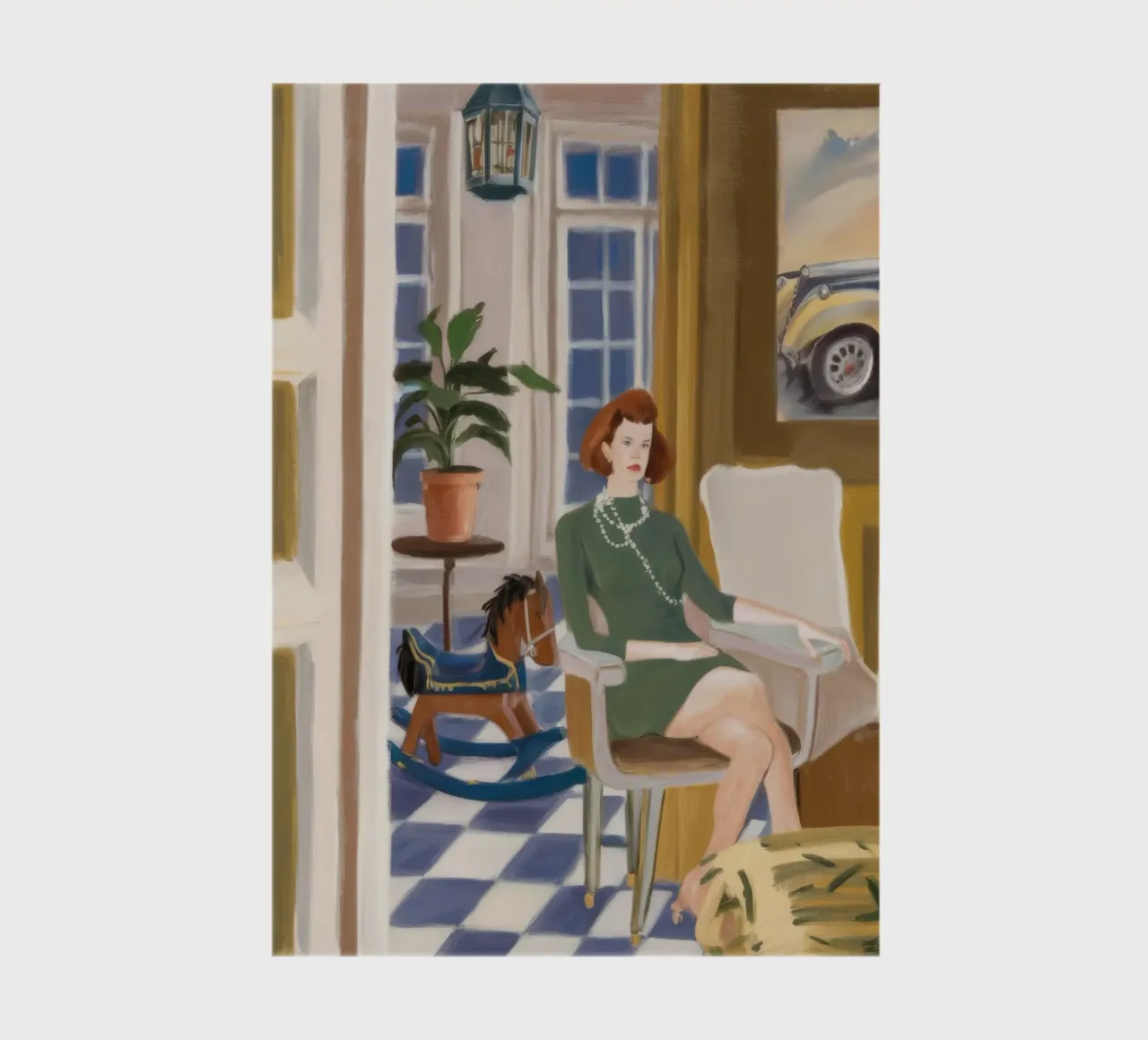 Chartreuse Chair Vista notebook by Infinite Chroma