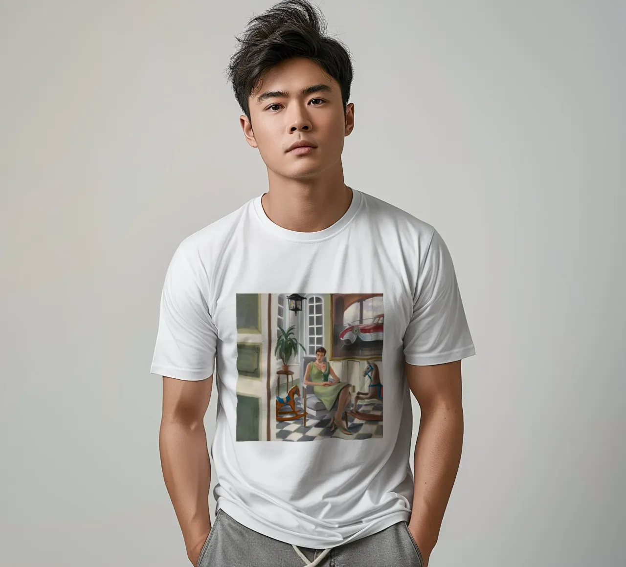 Veridian Lounge Wielen t-shirt van Infinite Chroma