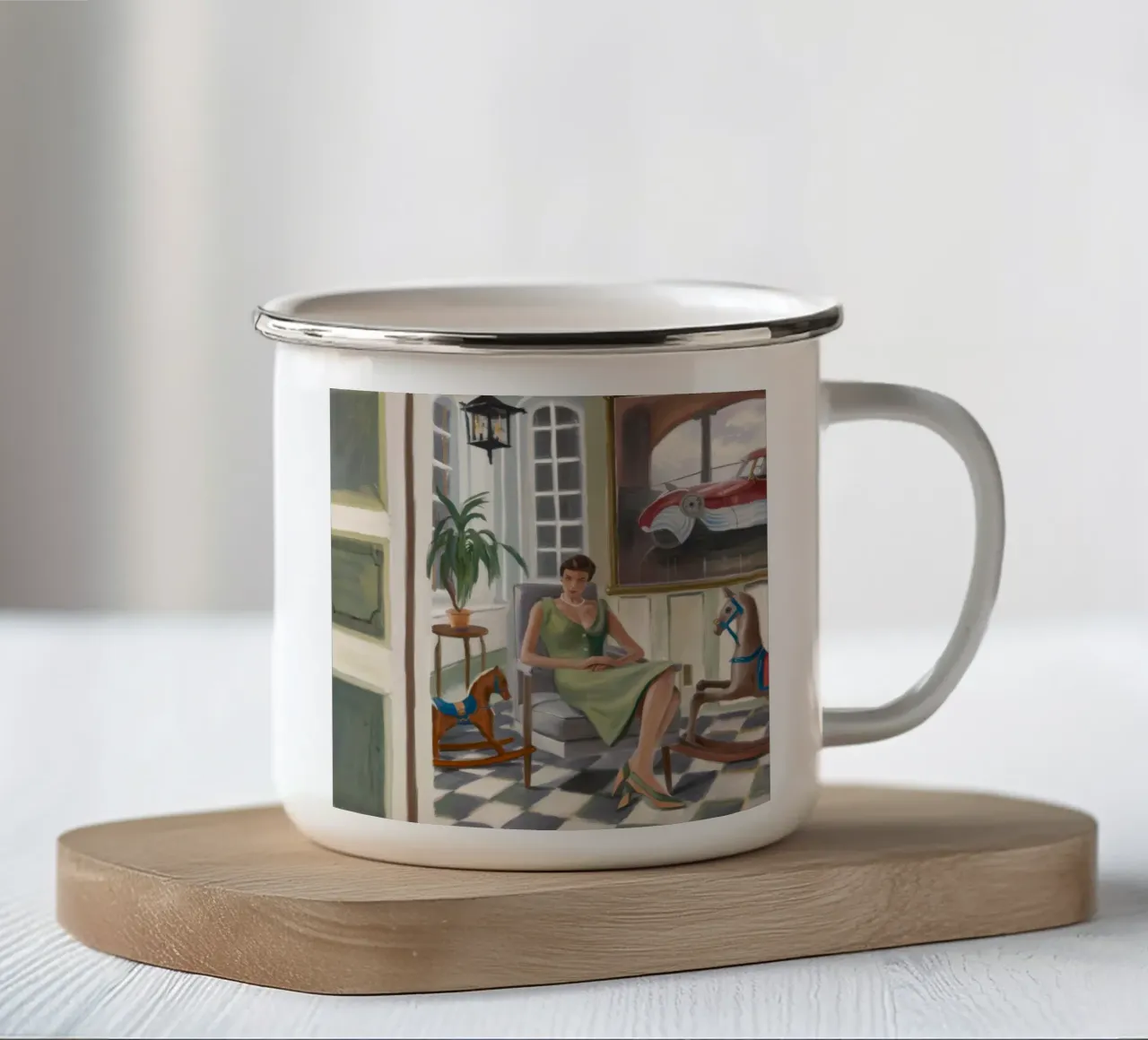 Ruote Veridian Lounge tazza in smalto da Infinite Chroma