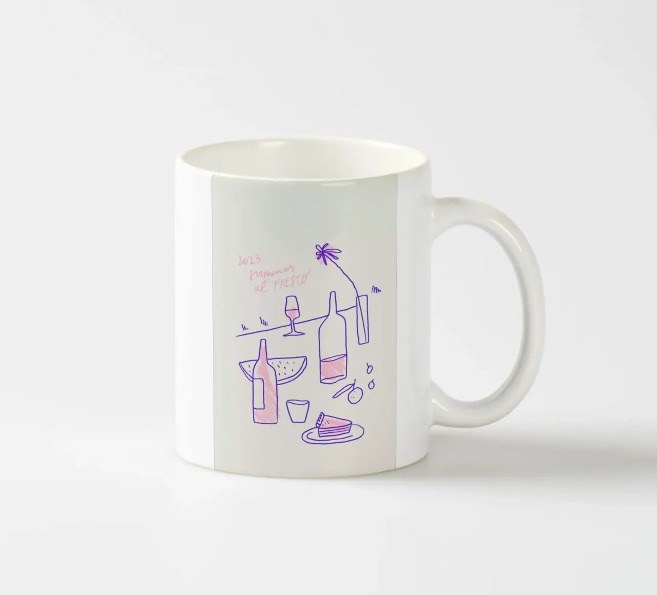 Al Fresco tazza in ceramica da Pure