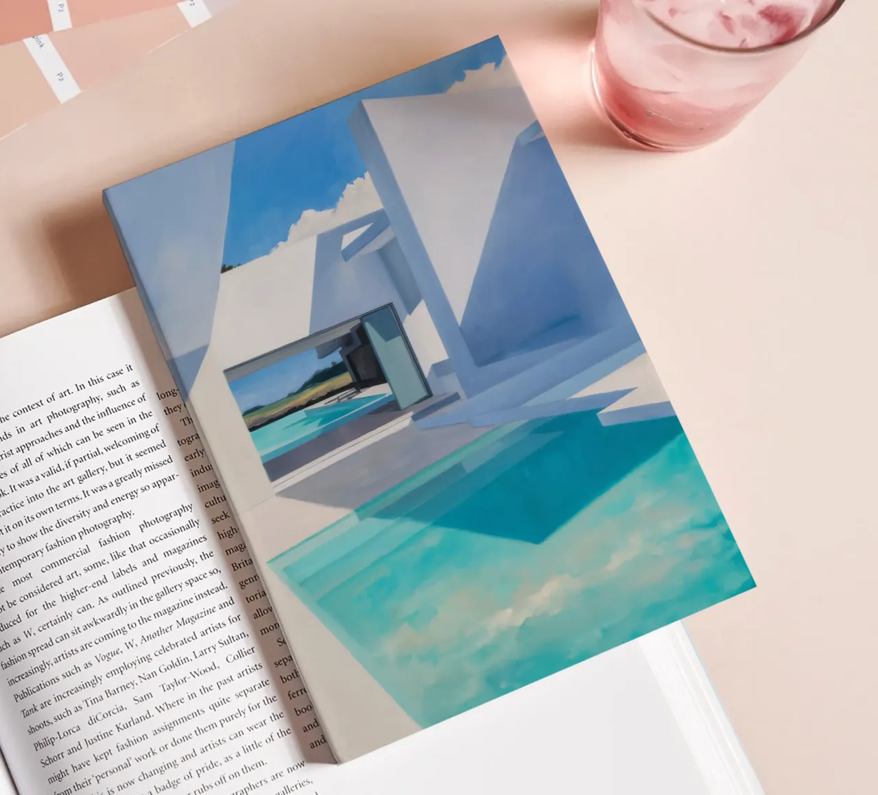 Azure Angle Still notebook by Infinite Chroma