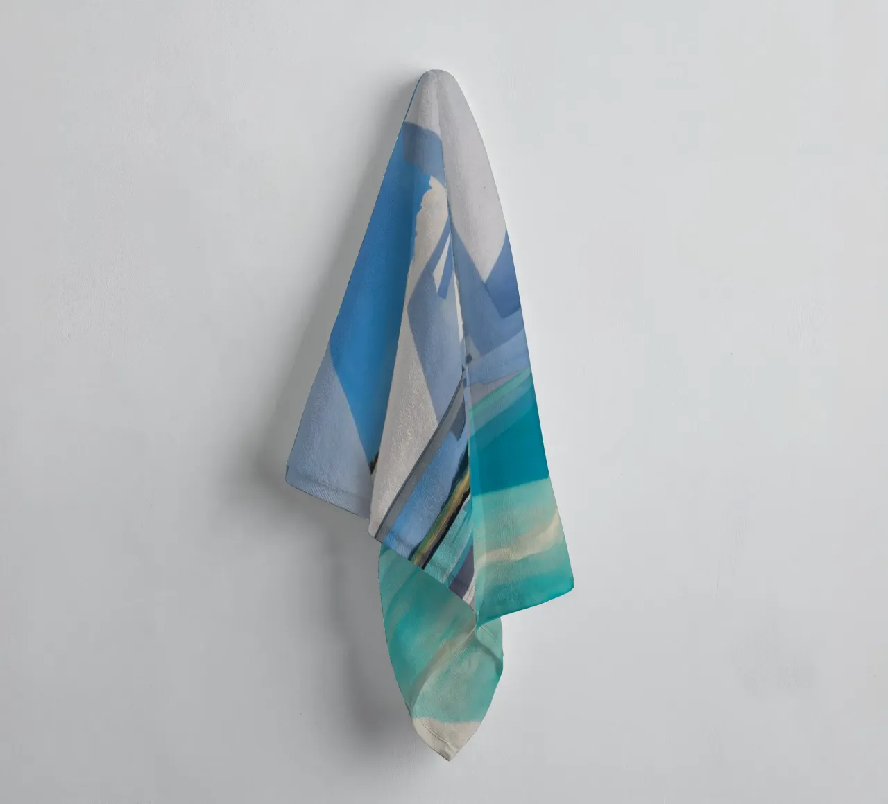 Azure Angle Still towel by Infinite Chroma