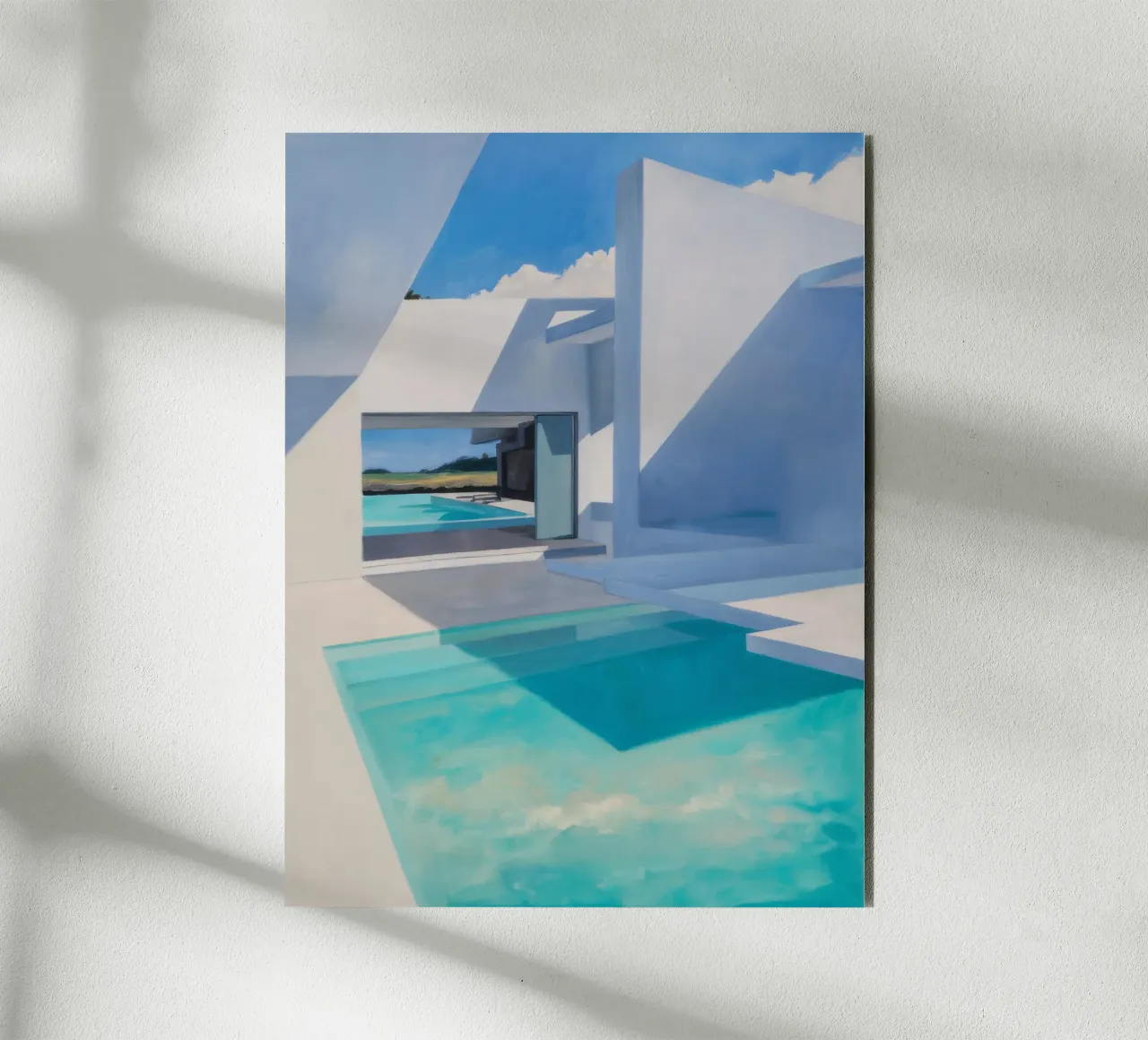 Azure Angle Still Alu-Dibond von Infinite Chroma