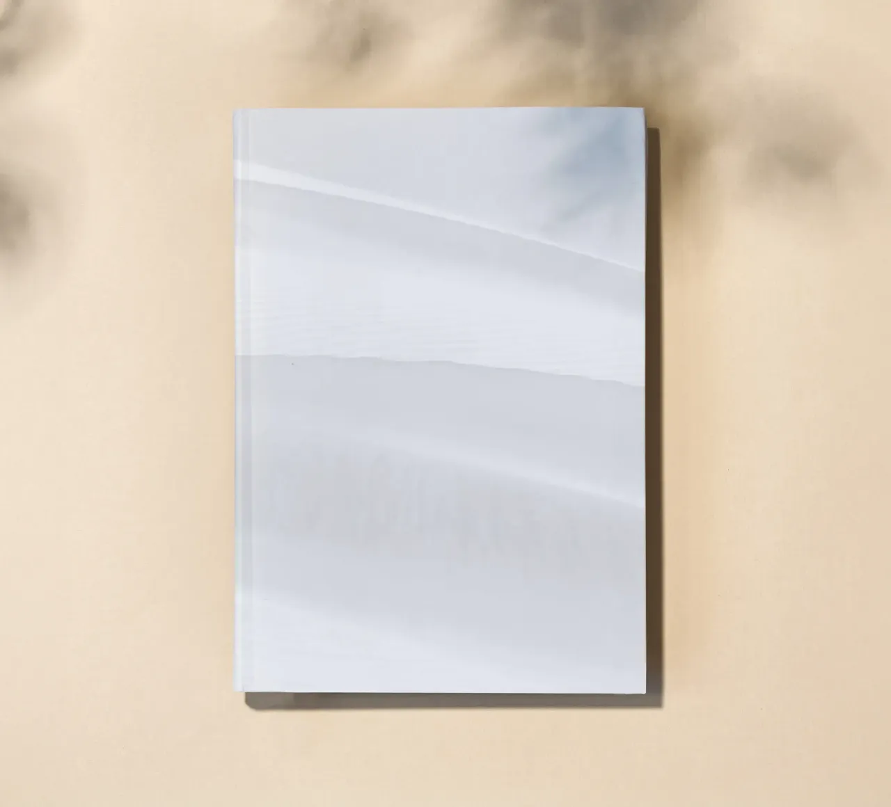 Minimalistic white nature notebook by photolovers